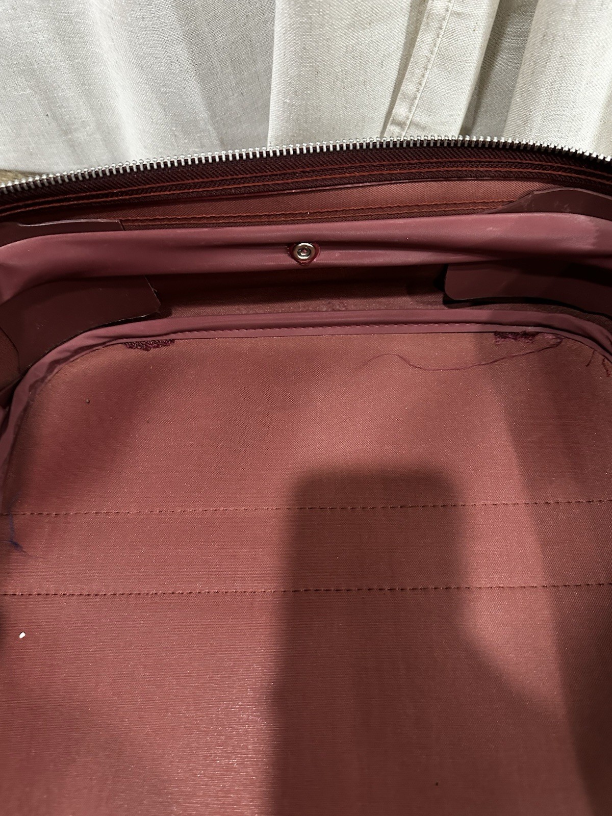 Vintage “World Traveler” faux leather luggage set 3 piece, Stackable