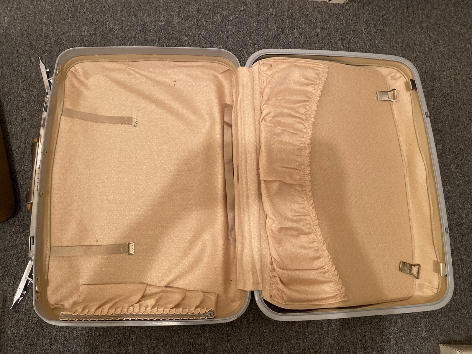 3pc BROWN Vintage Samsonite Silhouette Hardsided Luggage Set  Locking W/Key