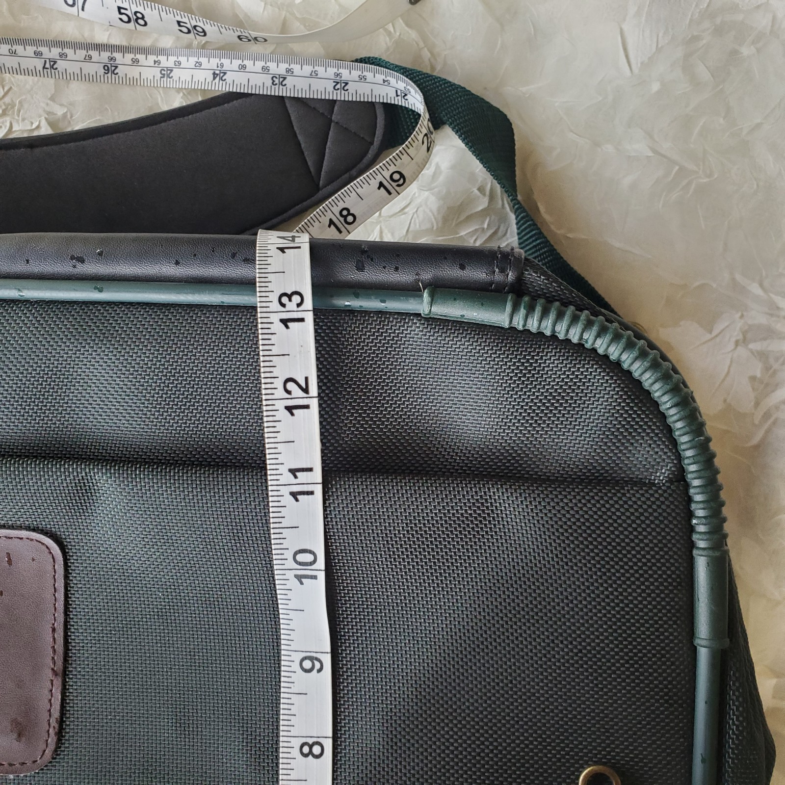 Samsonite Vintage Weekender – Large Dark Green Carry-on Shoulder Bag 1990-2000