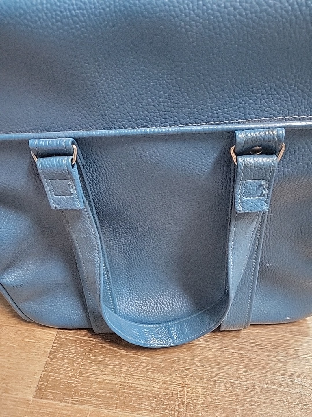 Samsonite Blue Silhouette Petite Tote Carry On Luggage Overnight Bag 14×14