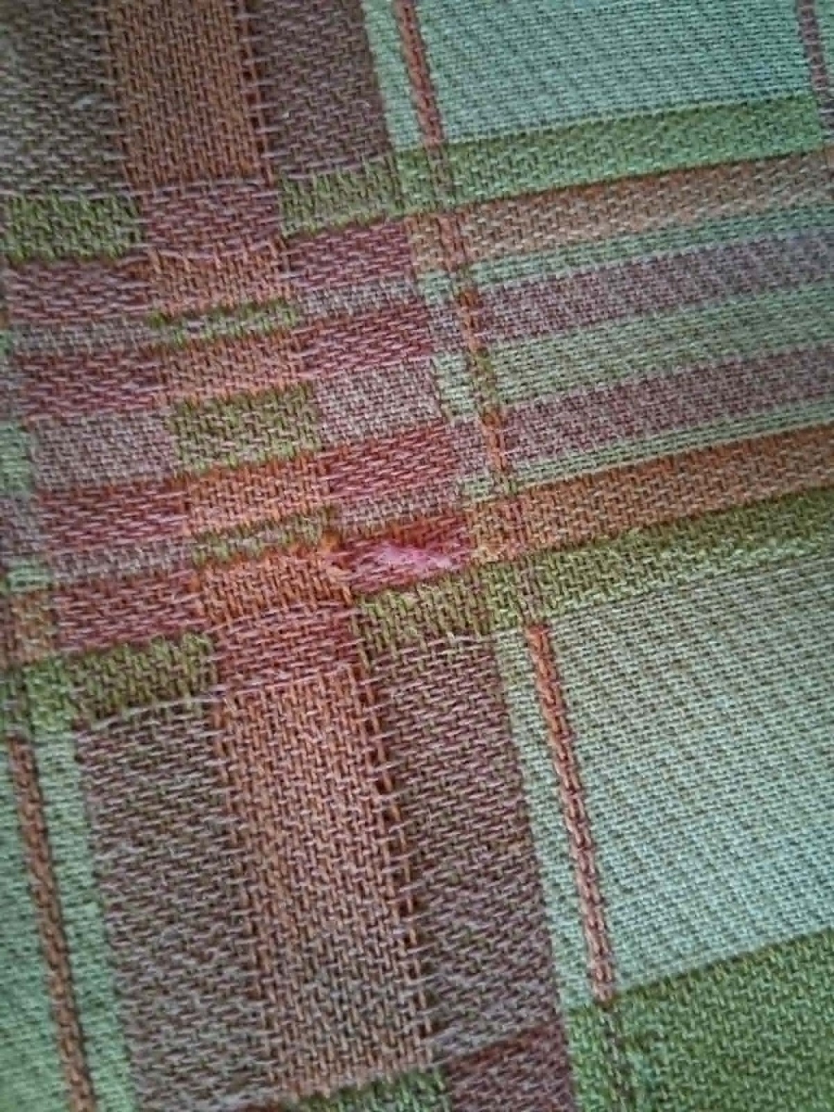 VTG California French Luggage PINK & GREEN PLAID – Only Set Like This Tapestry