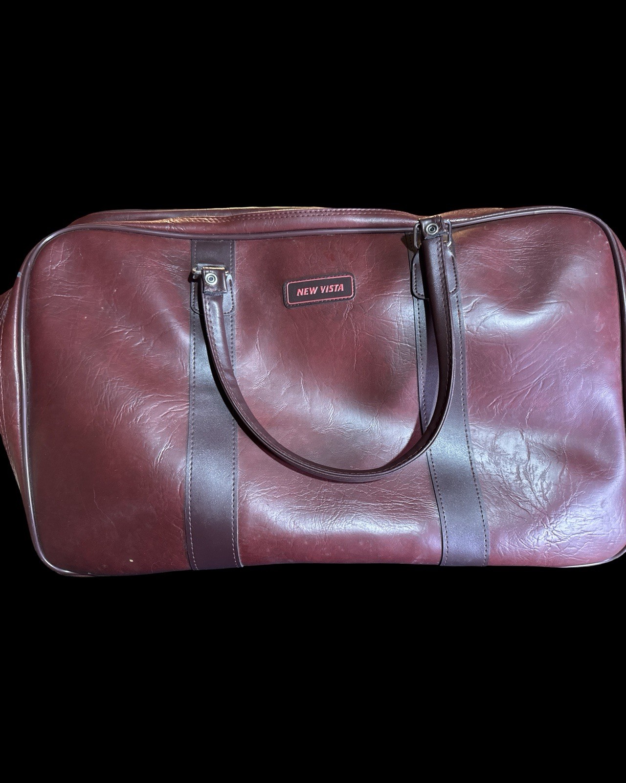 Red New Vista Vintage Hand Luggage 22x13x5 And Accessories Bag Combo