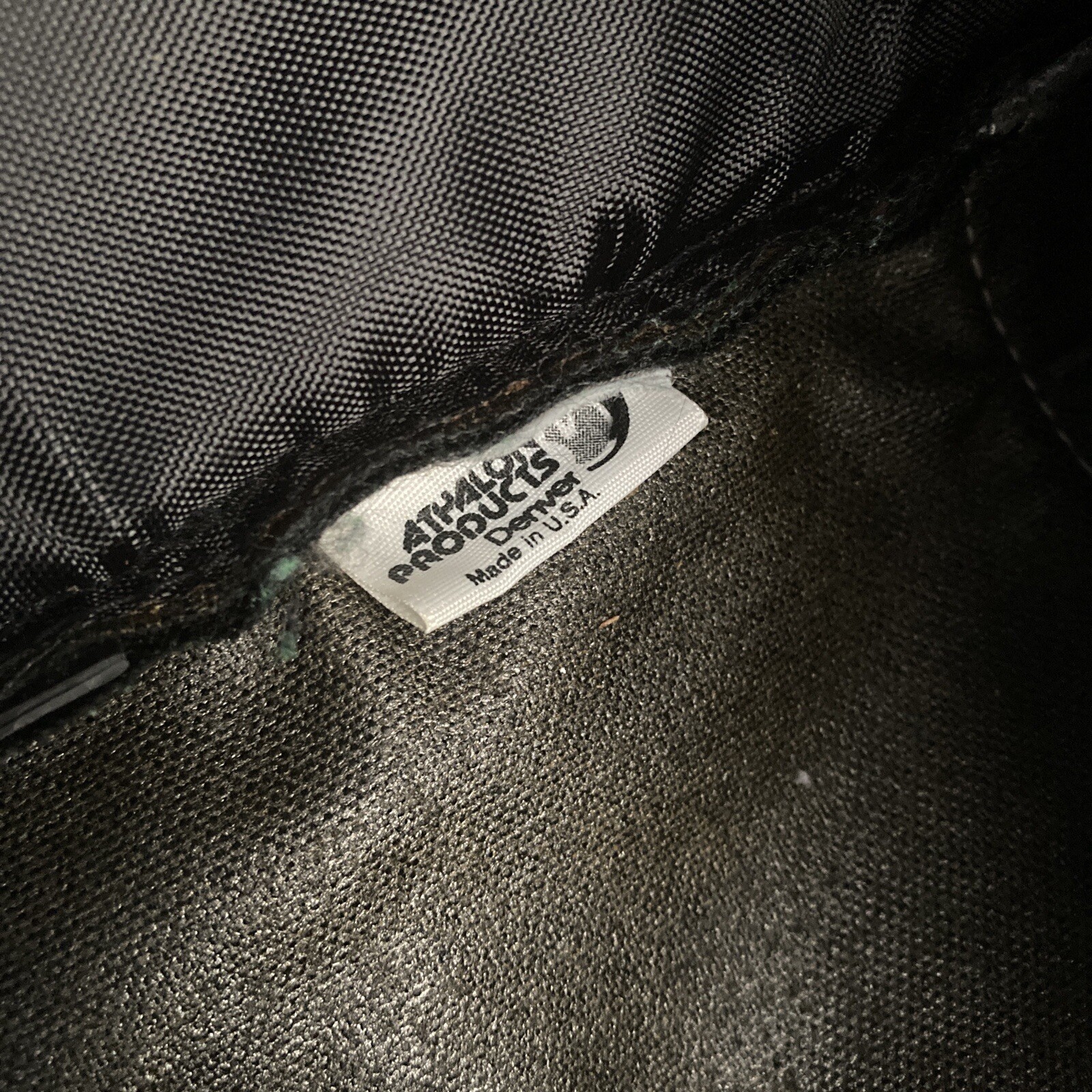 Vintage Anthalon Hanson Duffel Bag 18x13x9 Black Gray shoulder strap brothers
