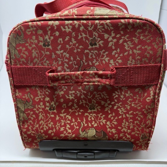 Rare American Flyer Luggage BudapestPersonal Bag Metalic Red Carry on