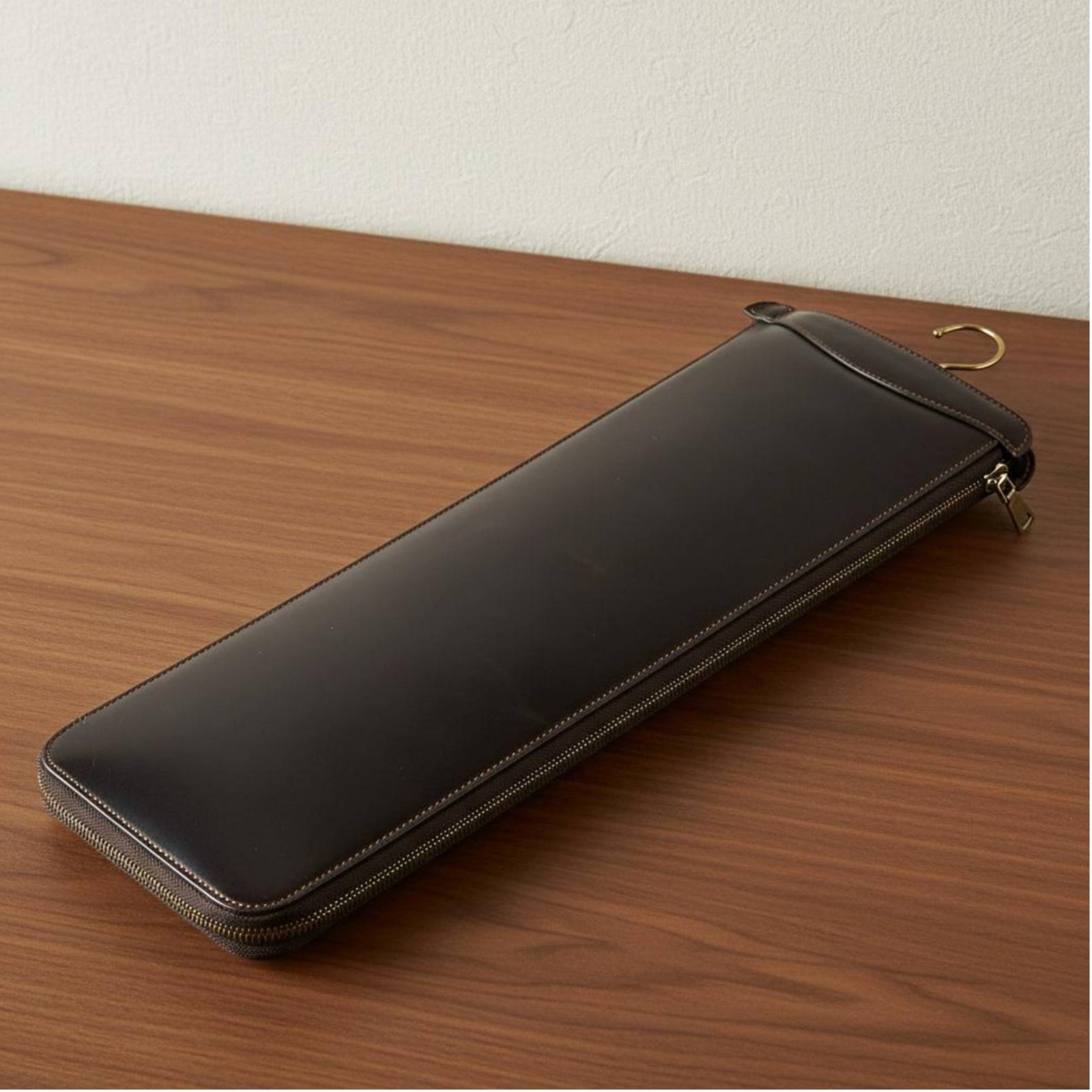 Leather Tie Commute Holder Slim Leather Tie Box Holds Two Ties