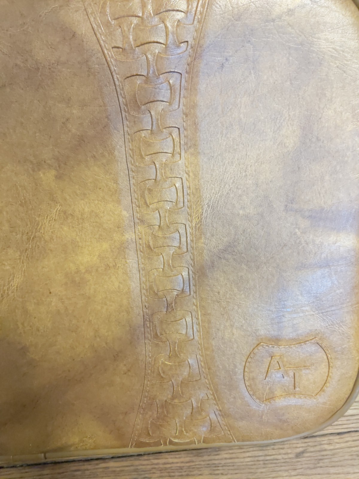 Vintage 1978 American Tourister 22″ Brown Faux Leather Suitcase Carry-On Luggage