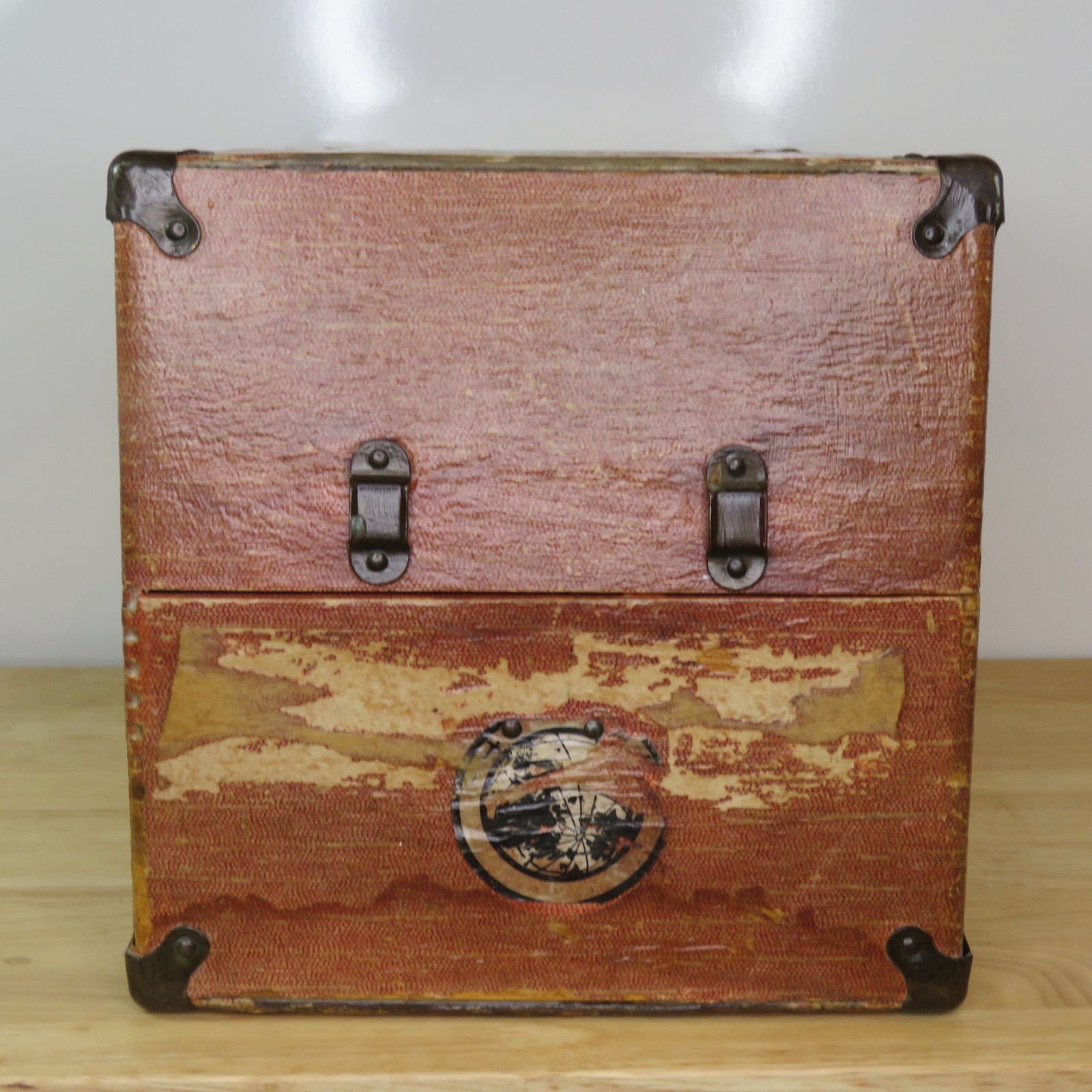 Vintage Cardboard Travel Suitcase Trunk Airline Labels Stickers 1950s 18×10 TWA