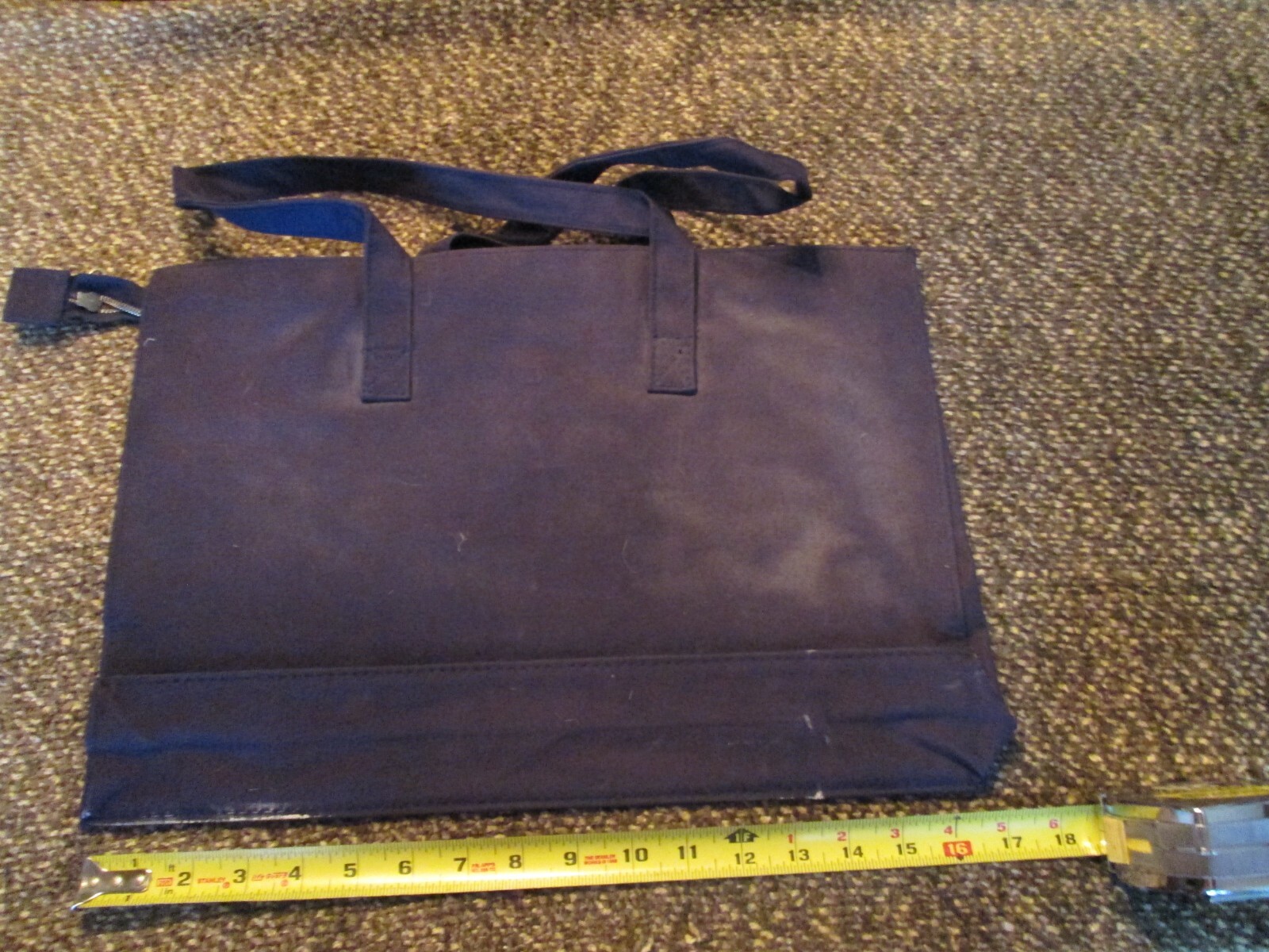Vintage Carry Storage Book Bag with Handles