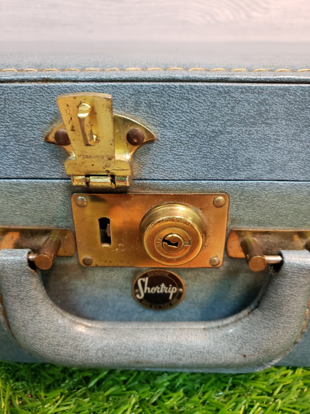 Vintage Shortrip Carry-On Beauty Case – Blue – 12.75″x9.25″x5.25″ – RE