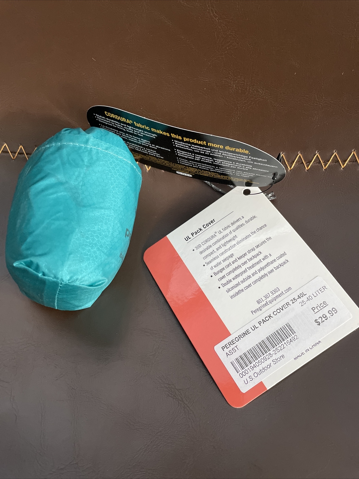 Peregrine Ultralight Backpack Pack Cover, 25 – 40L Brand New With Tags