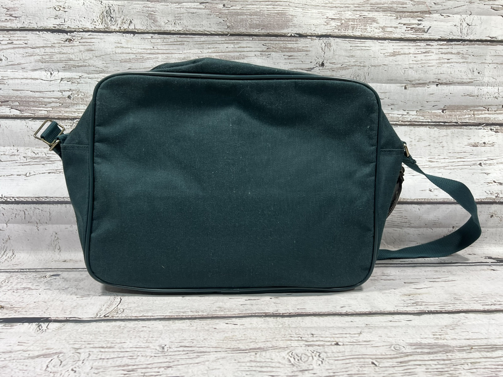 VTG Jaguar Hunter Green Carry On Messenger Overnight Travel Shoulder Bag W/Strap