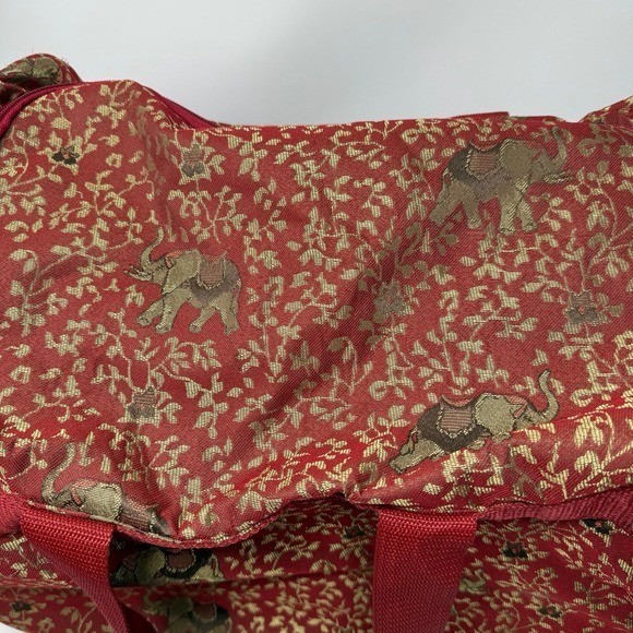 Rare American Flyer Luggage BudapestPersonal Bag Metalic Red Carry on