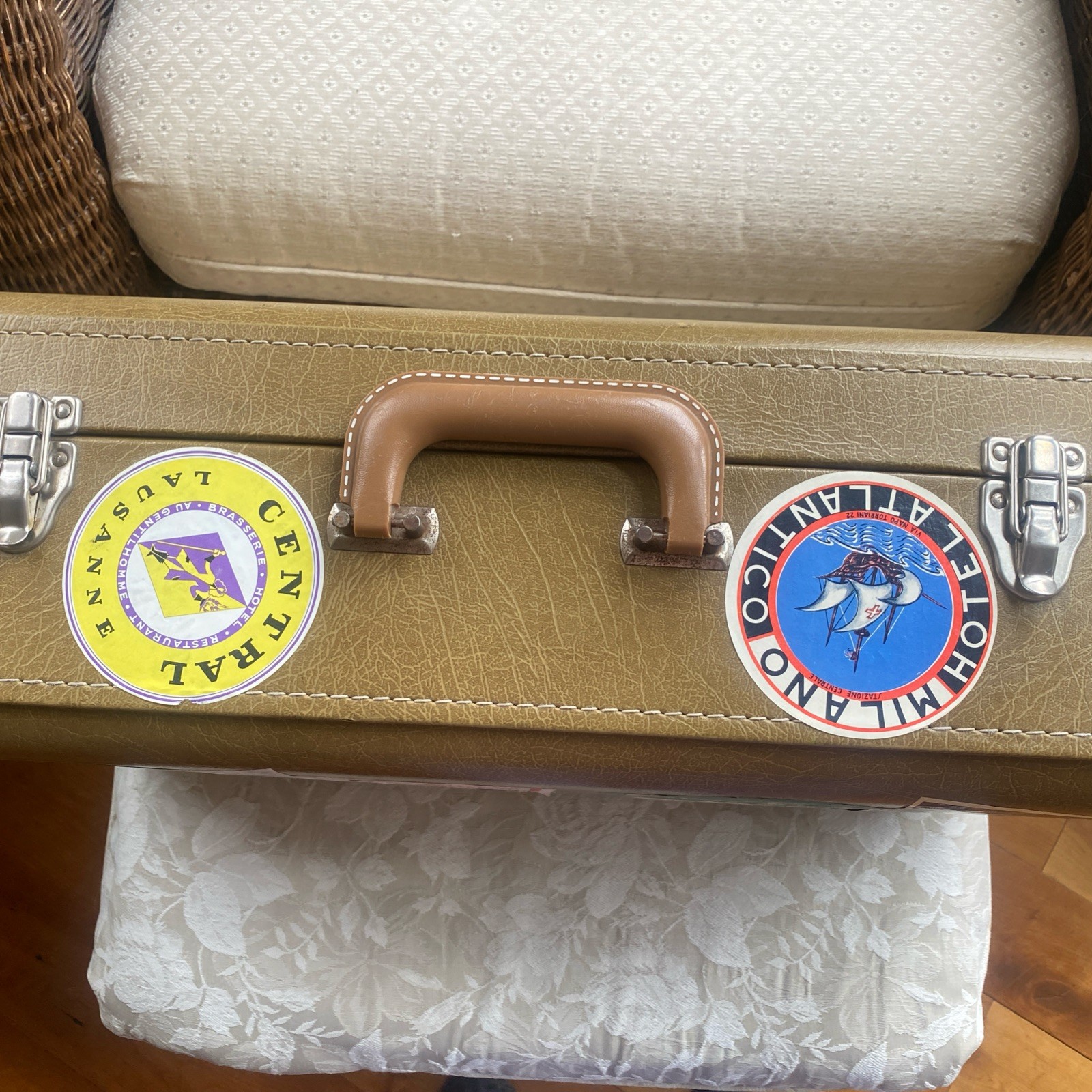 Vintage Suitcase Travel Stickers MCM