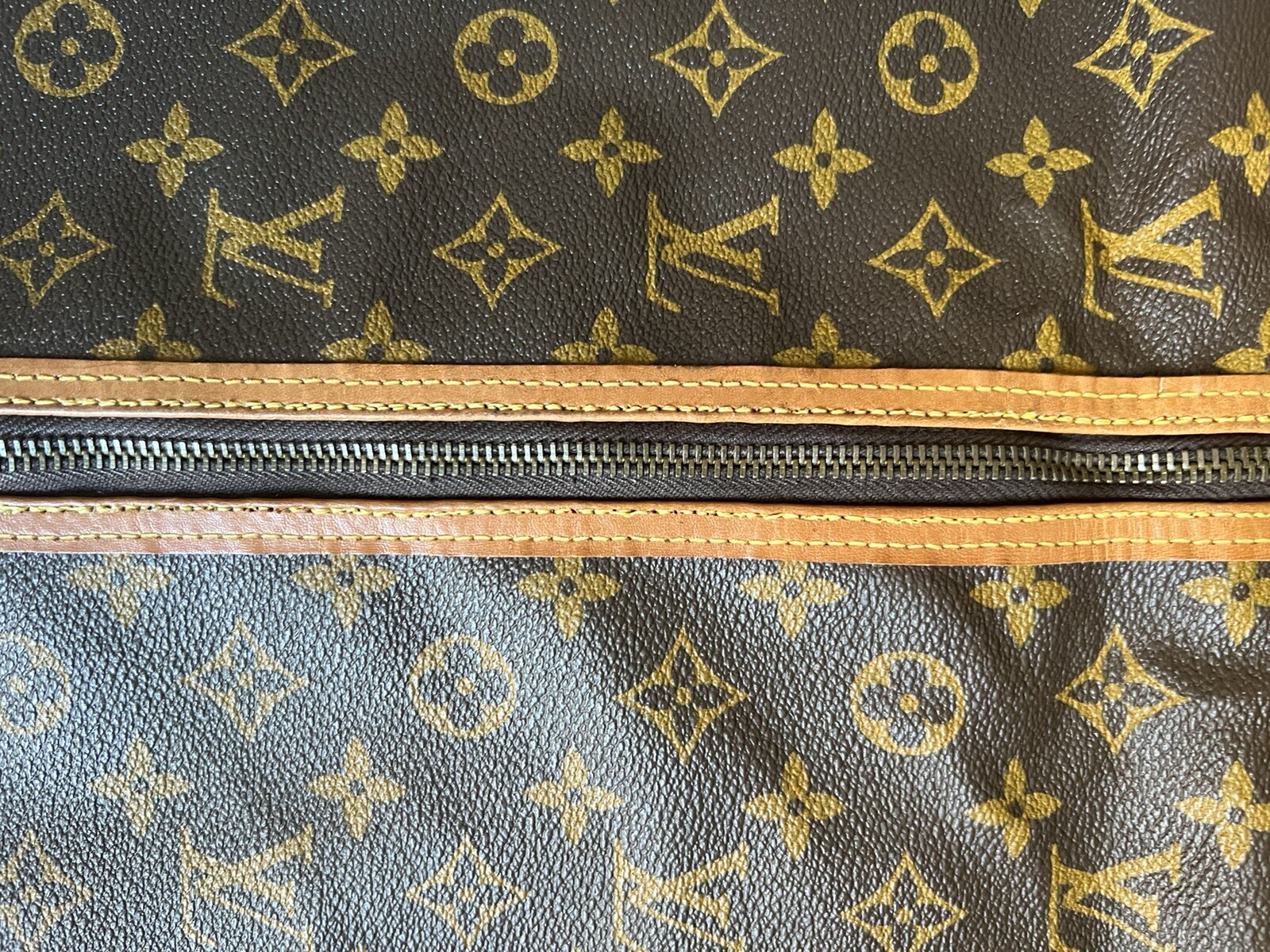 Louis Vuitton Vintage Large Folding Garment Bag Monogram Canvas Suitcase Luggage