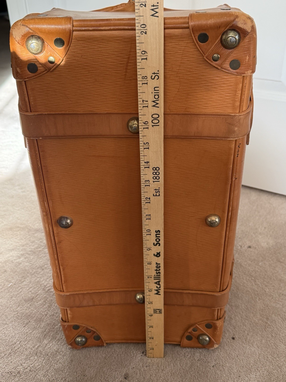 Antique Vintage Gladstone Kit Doctor’s Travel Bag Leather Luggage