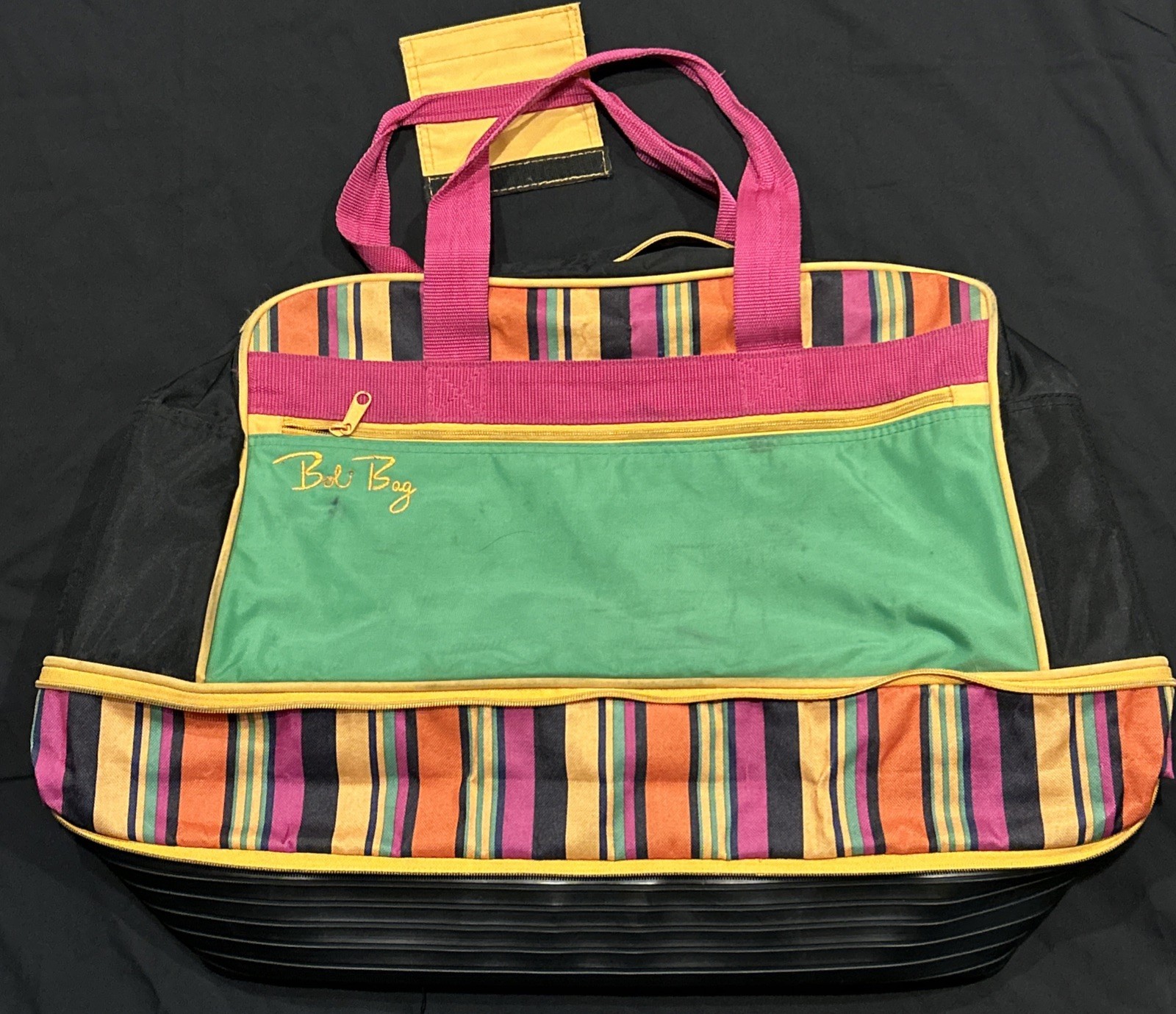 Vintage 1990s Boli Bag Expandable Tote Bag, Size 16” Tall W23