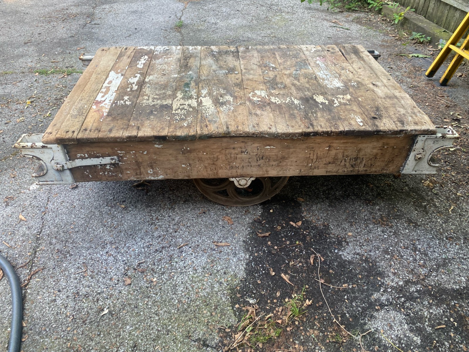 Vintage Luggage Cart