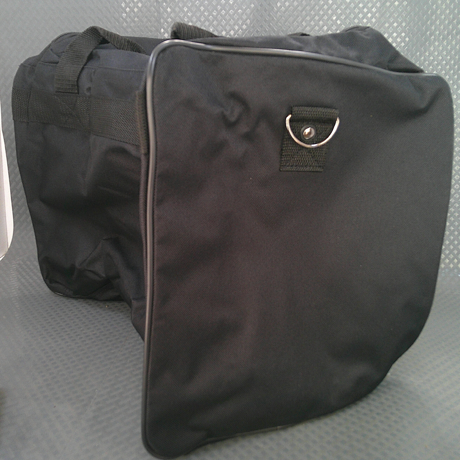 Vintage American Tourister Shoulder Bag Canvas Carry-On Black Soft Overnight NWT