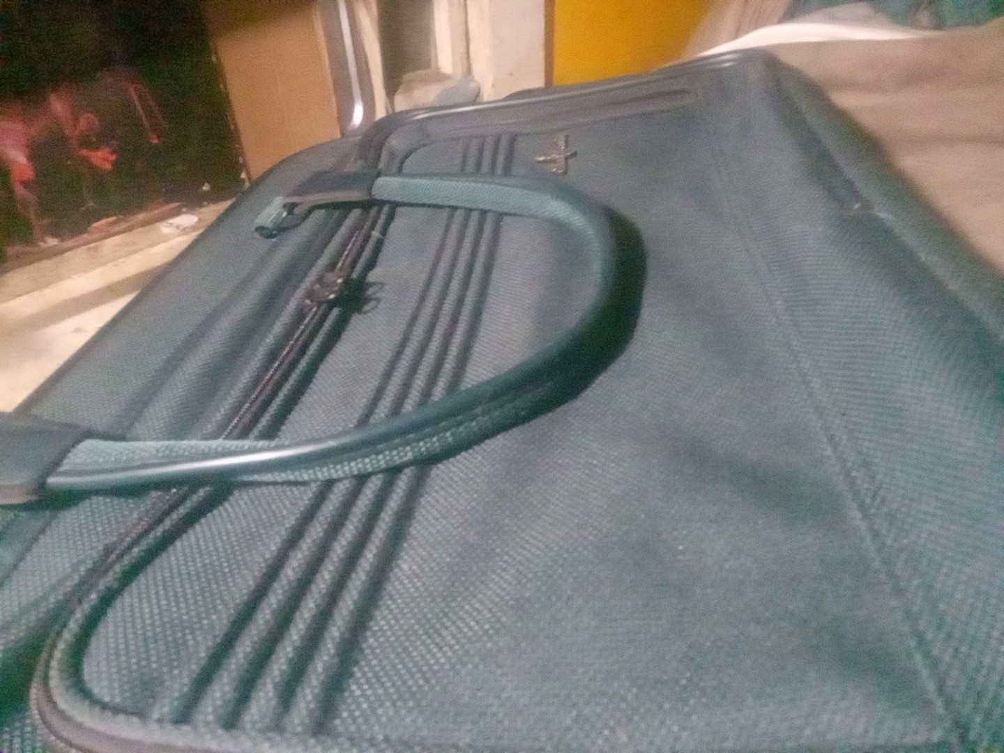 Atlantic Business CarryOn Laptop Overnight Bag Dark Green XL 21×14″ 4 Compartmnt