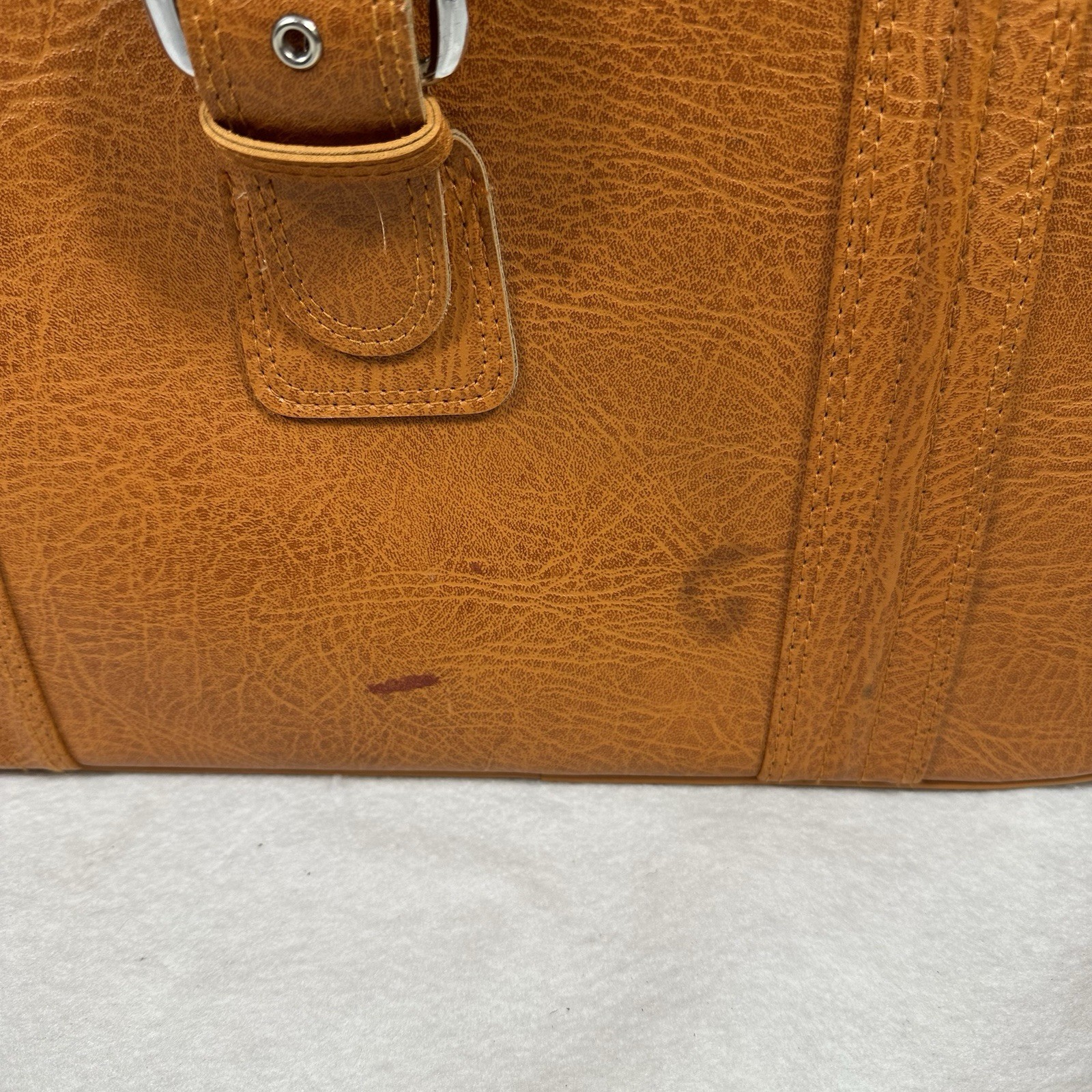 World Traveler 2-Piece Luggage Brown Faux Leather