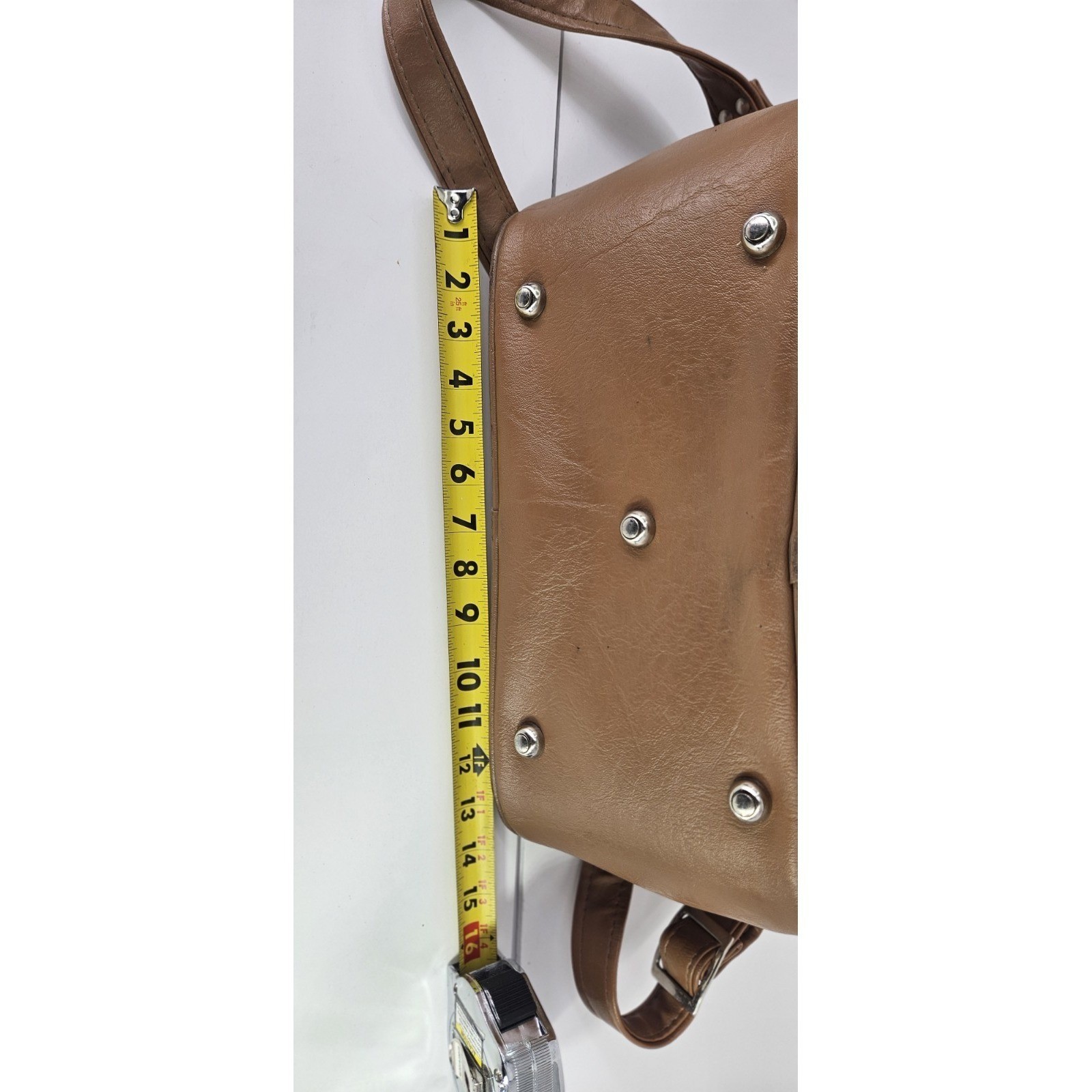 Samsonite Concord Shoulder Carry On Overnight Bag Tan/Brown Vinyl
