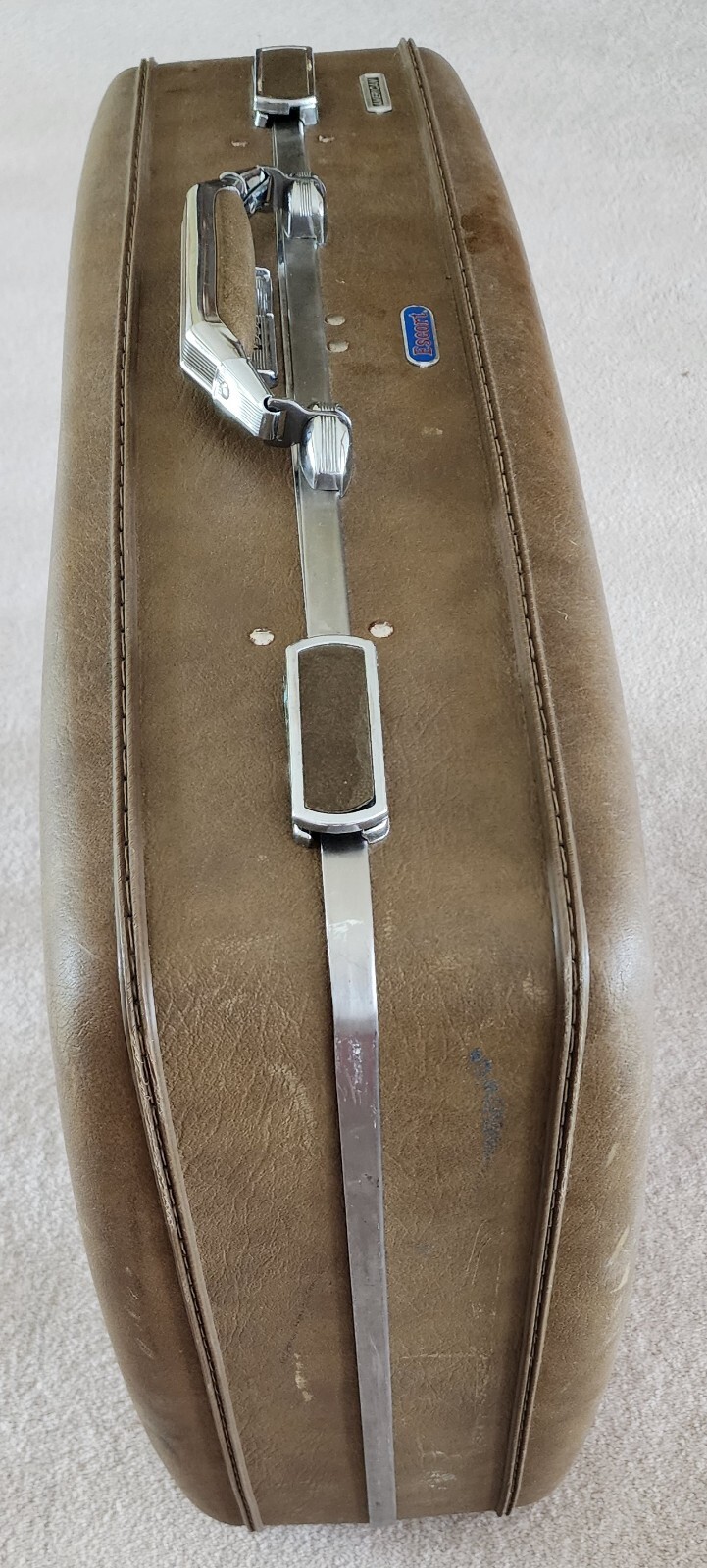 Vintage American Tourister Escort 2 Peice Brown Luggage