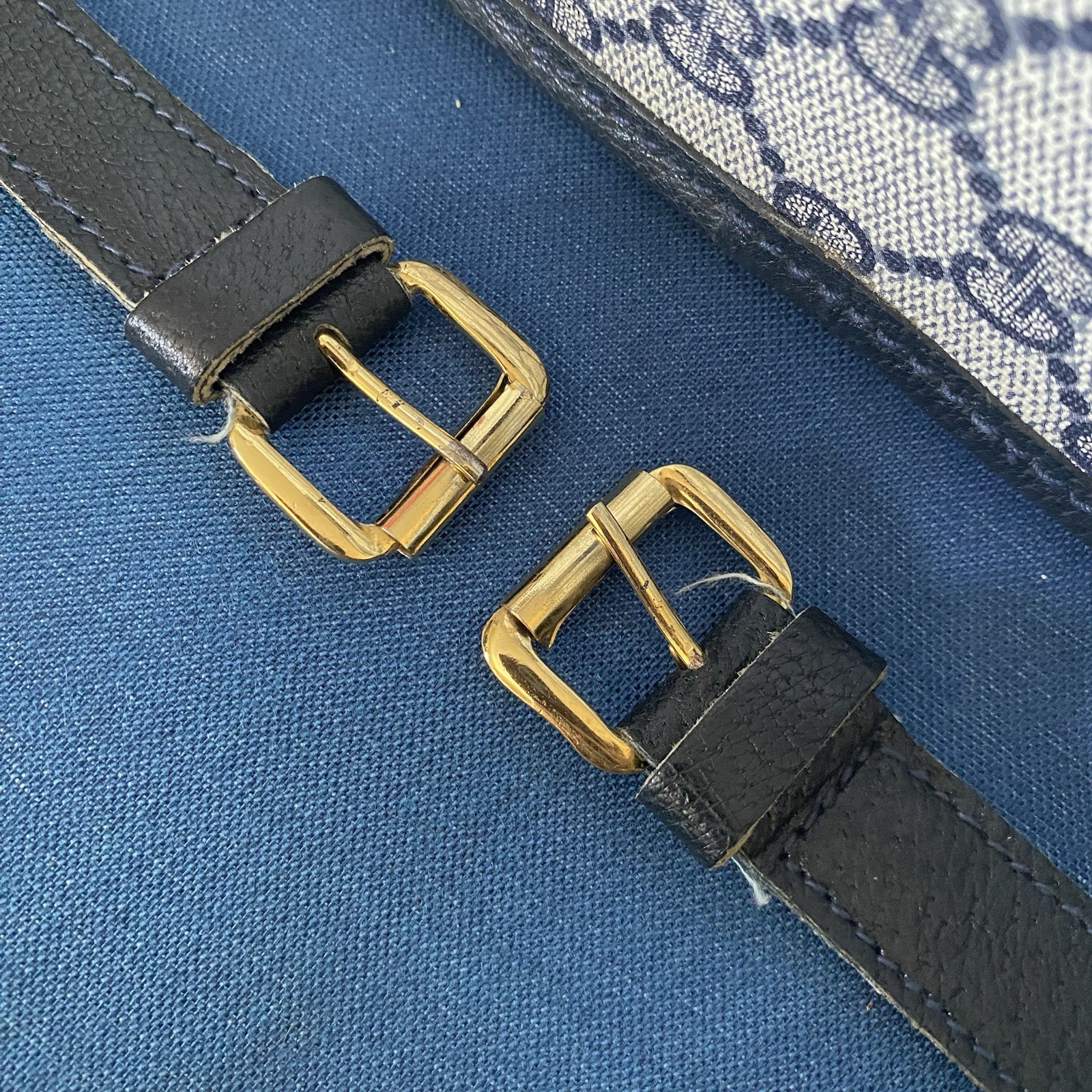 Vintage Gucci Suitcase Luggage With Leather Details