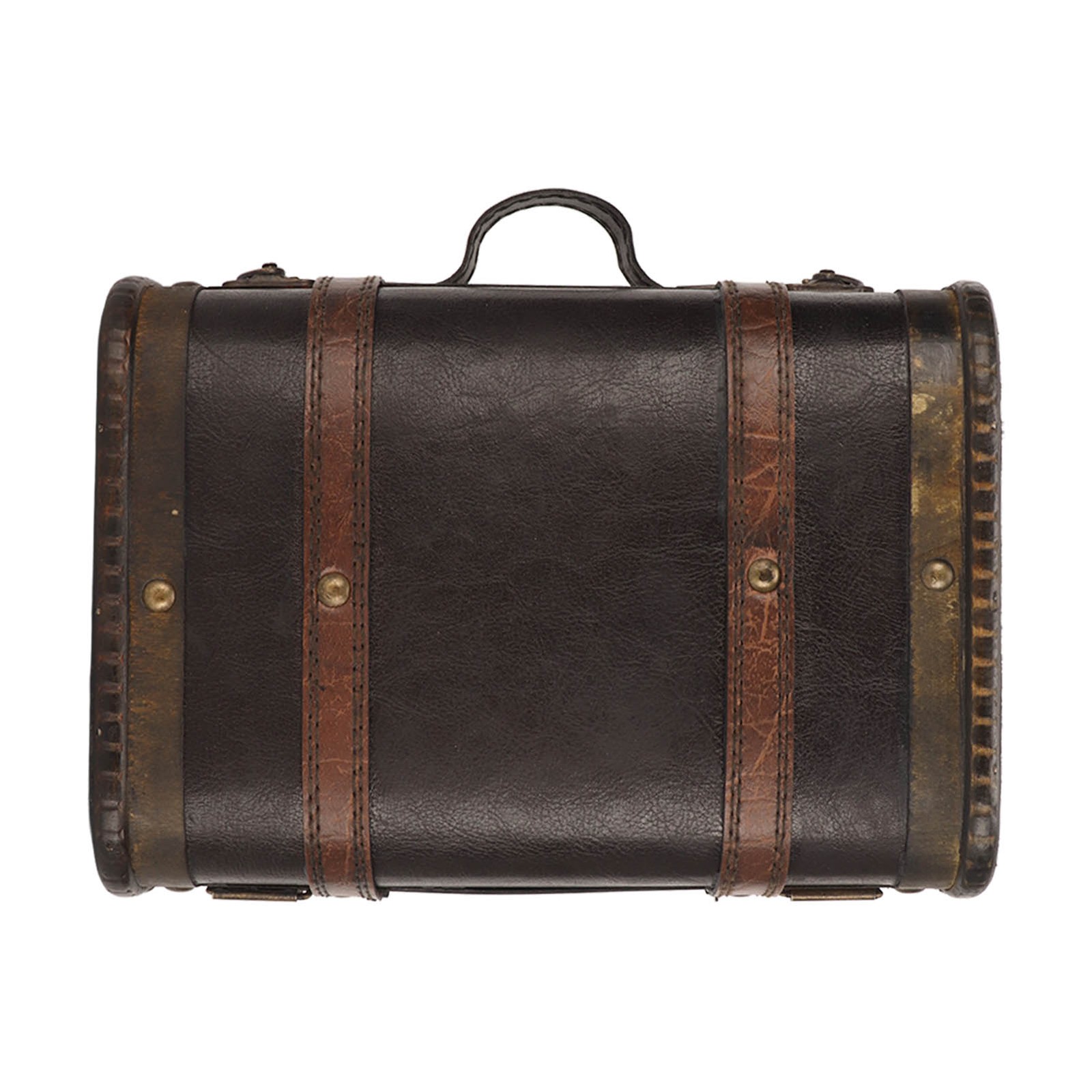 Retro Wooden Suitcase Practical Large Capacity Necklace Box For Travel NEW↑
