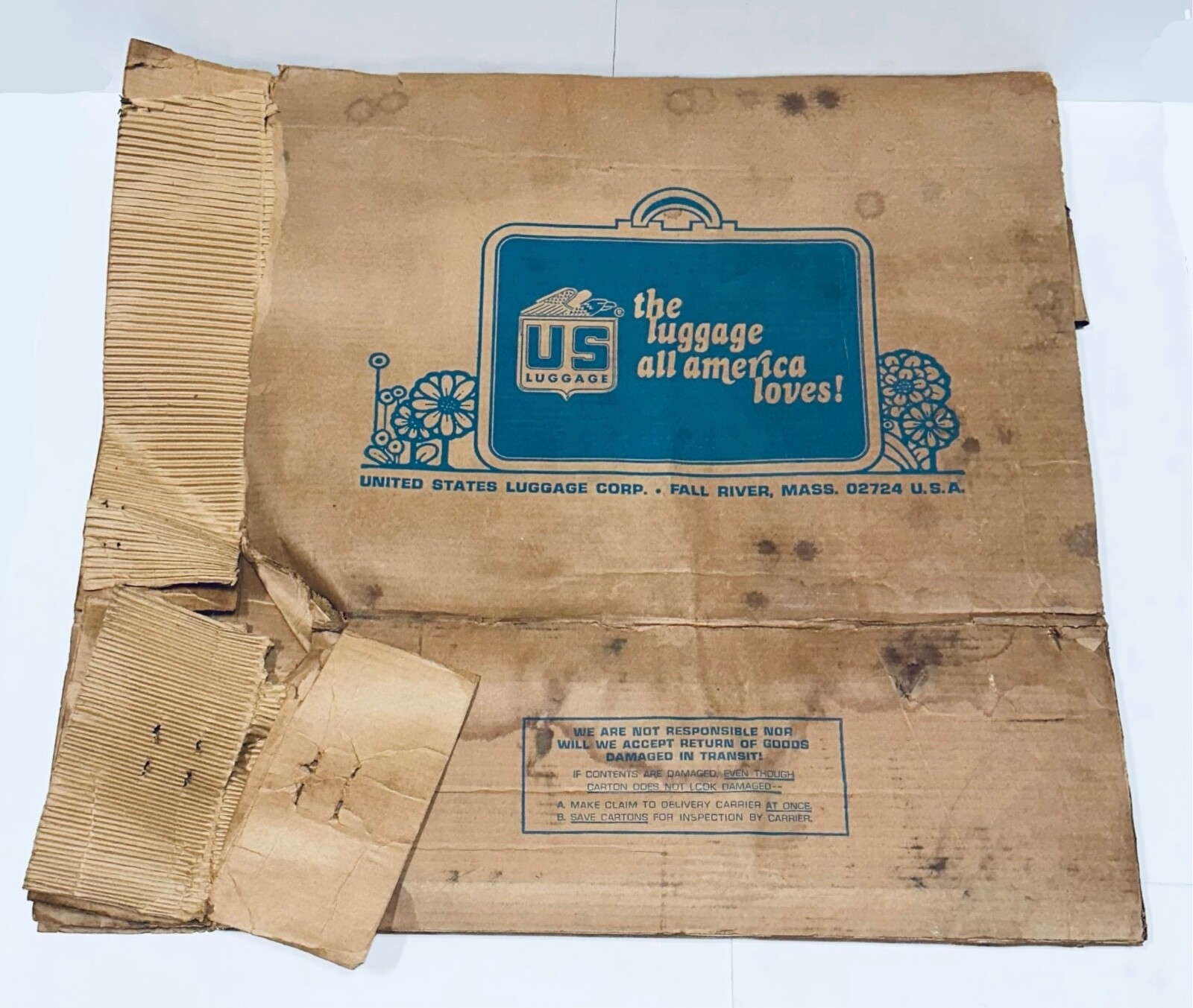 Vintage 1968 Citation Roll-Away US Luggage Women’s NEW w/Tags, Brochure & Box