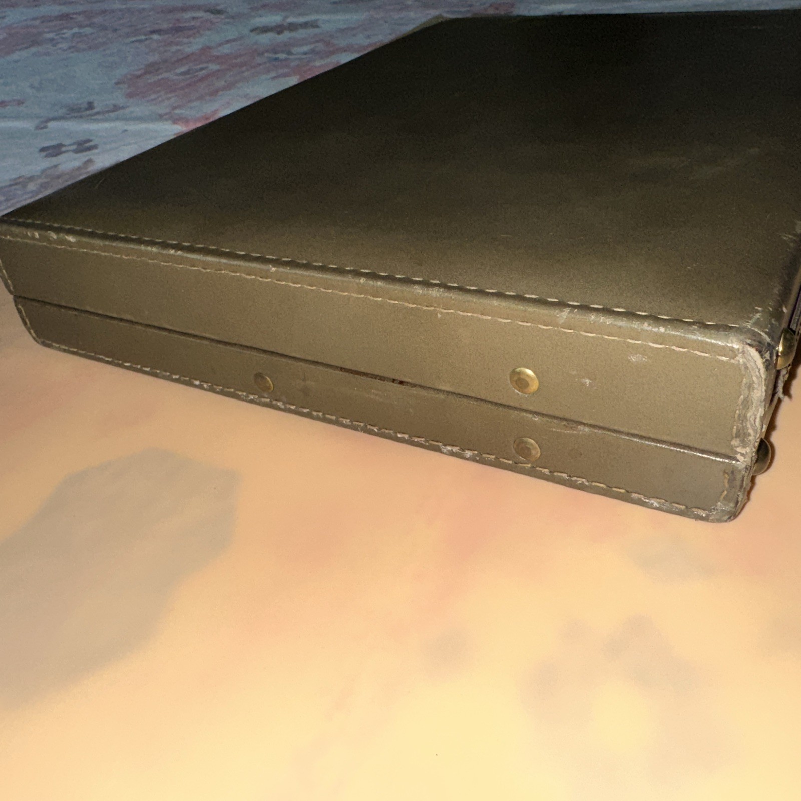 (#N64). Vintage DOPP suitcase from about 1950.