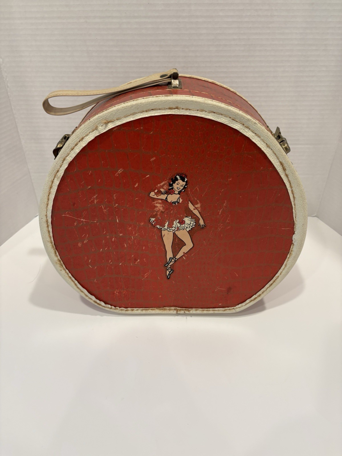 Vintage Balerina Carrying Case Circa 1950’s Child’s Doll Case