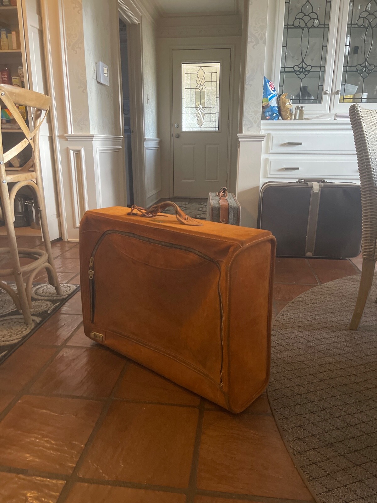 french brand suedd luggage vintage