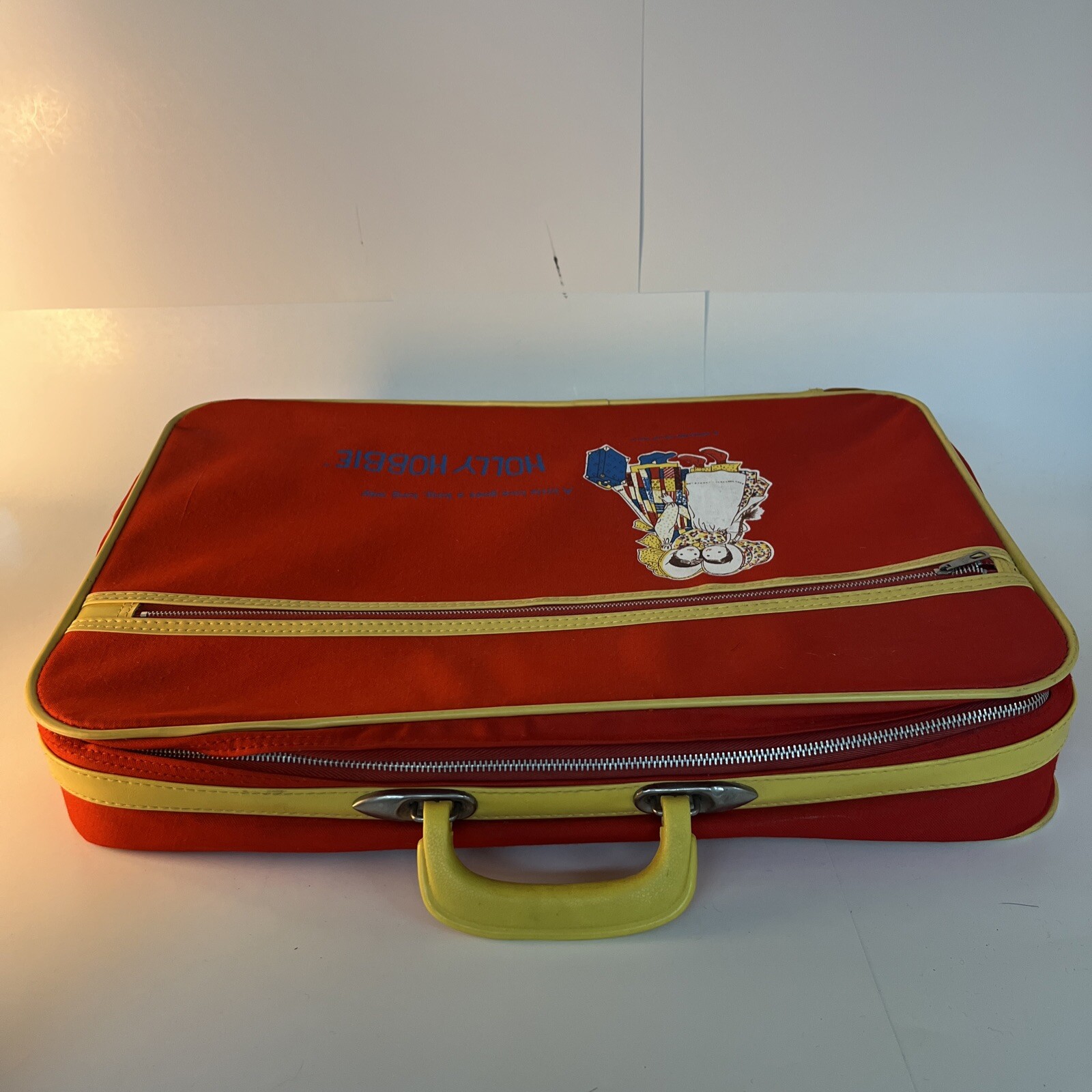 Vintage Holly Hobbie Red Suitcase American Greetings 70’s Or 80’s Children