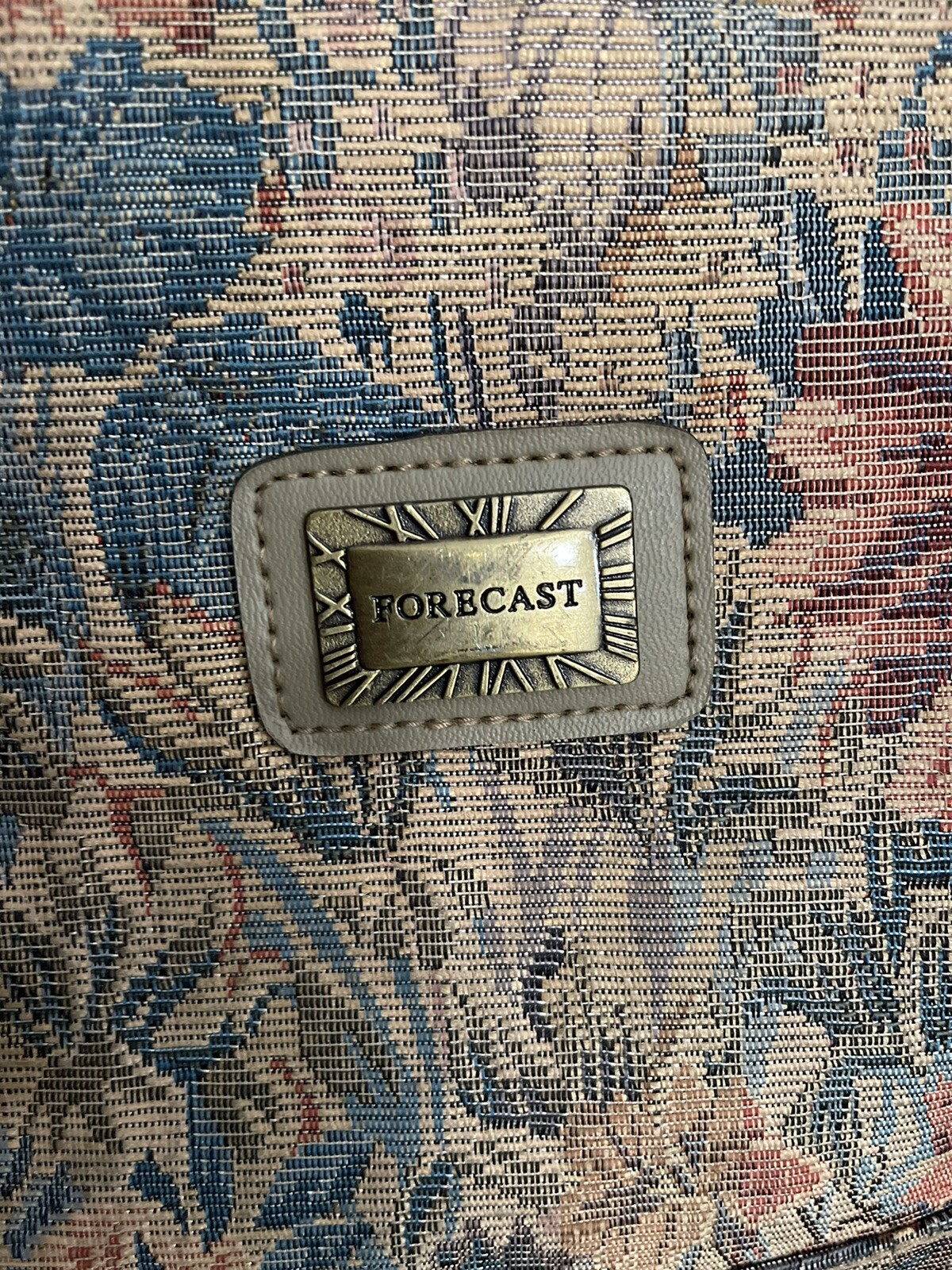 Forecast Coyote Tan Paisley Check luggage