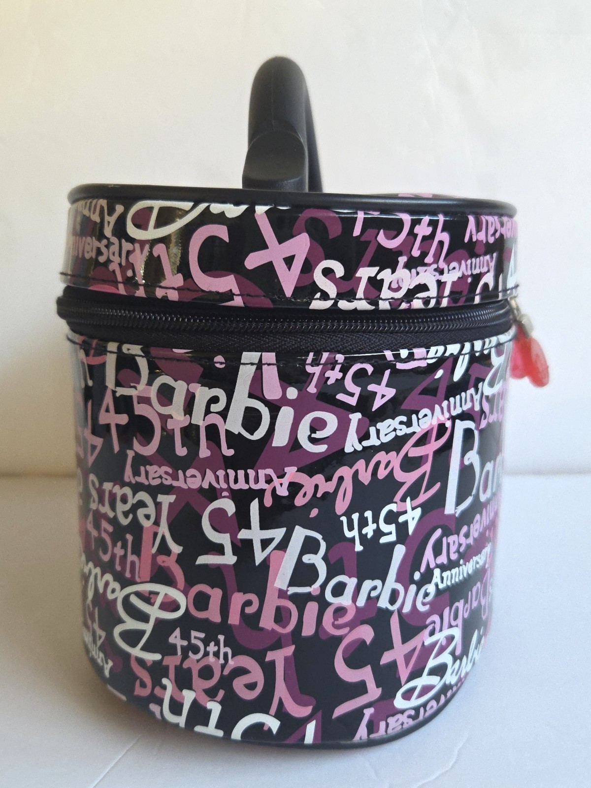 NEW ​Vtg 2004 Barbie 45th Anniversary Vanity Bag Train Case Cosmetic Travel Box