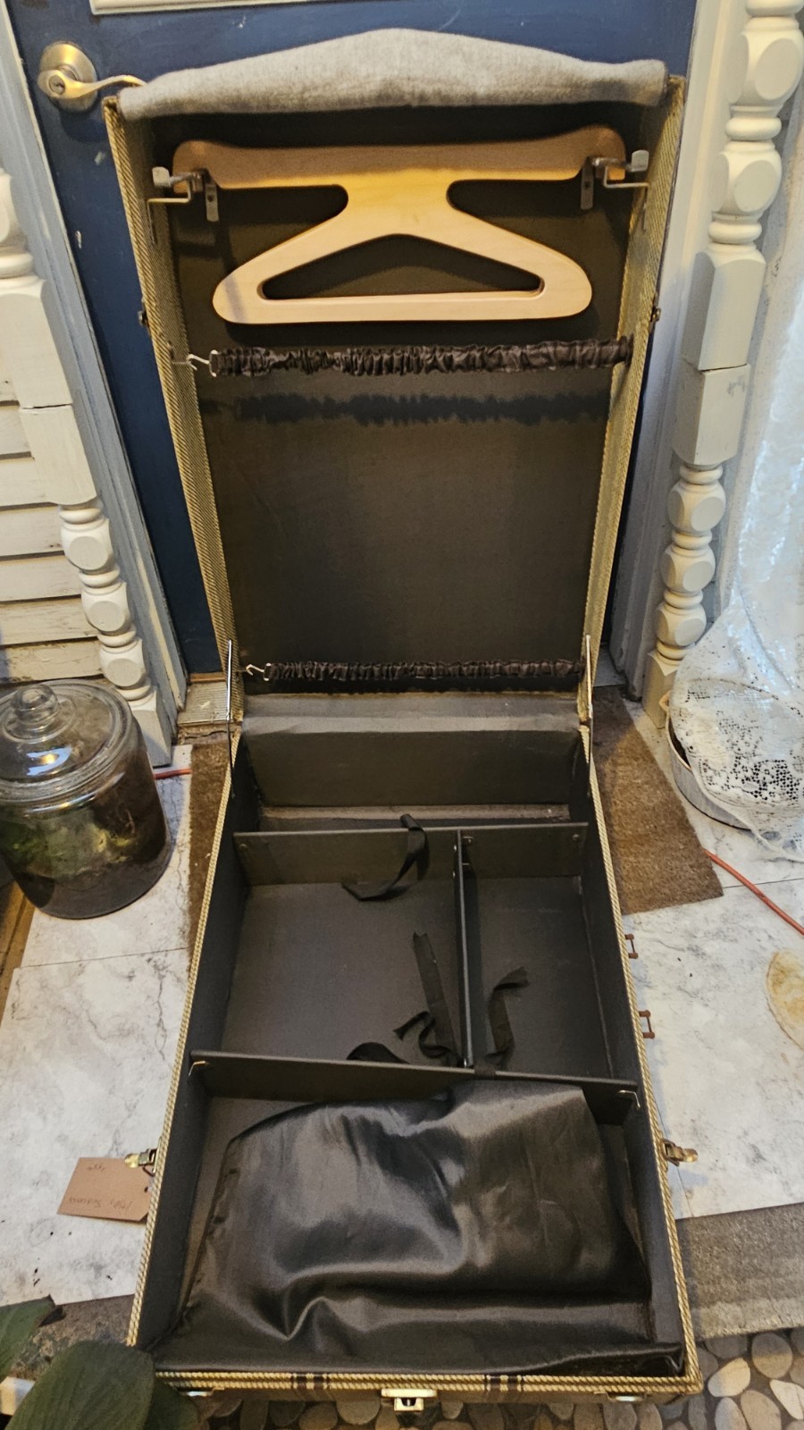 Retro Original 1940s Excellent Shape Excelsior 2 Pc Luggage Set Decor Or Use