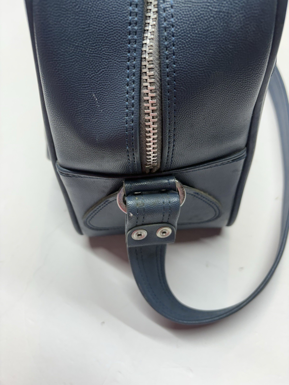 Vintage Escort American Tourister Flight Bag Blue Shoulder Travel Carry On 70s