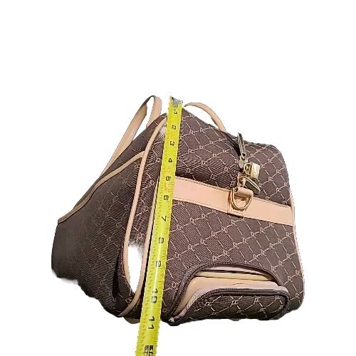 Pierre Cardin Vintage Rolling Duffle Travel Bag 19″x11’x10″ Pre-owned