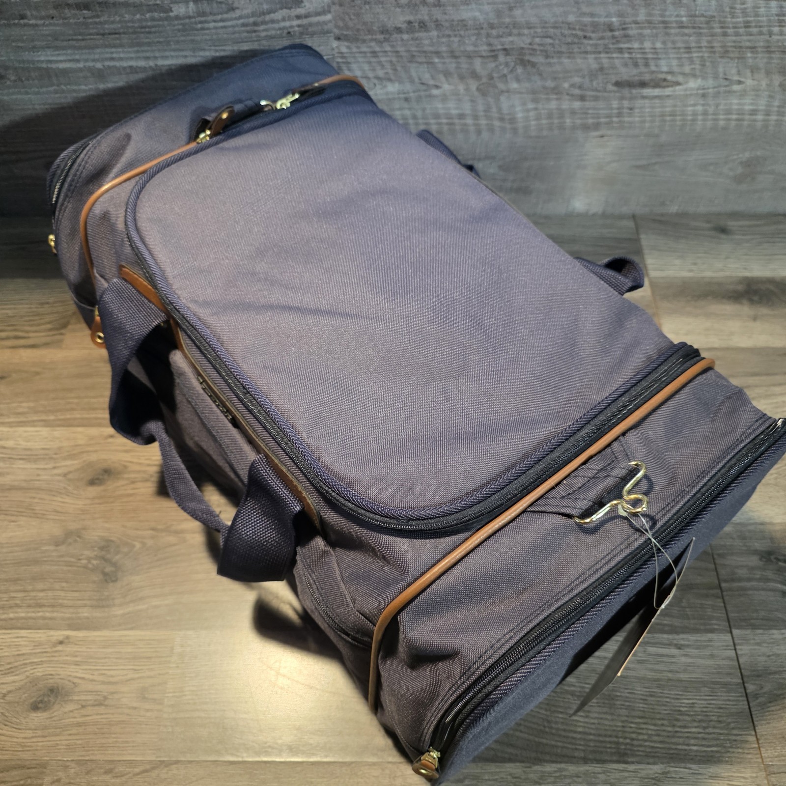 Vintage 1989 Samsonite Streamlite Small Duffle Bag Navy