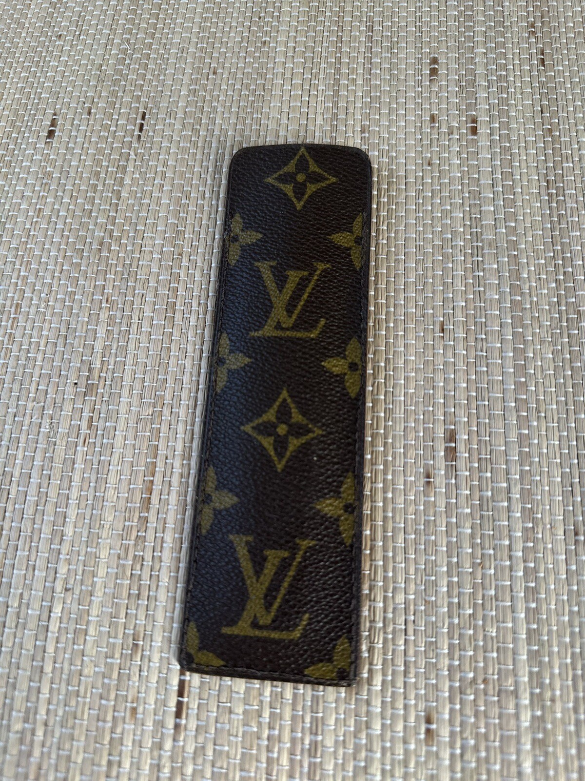 Louis Vuitton Rare Vintage Comb Case Travel Luggage Accessory Monogram Canvas