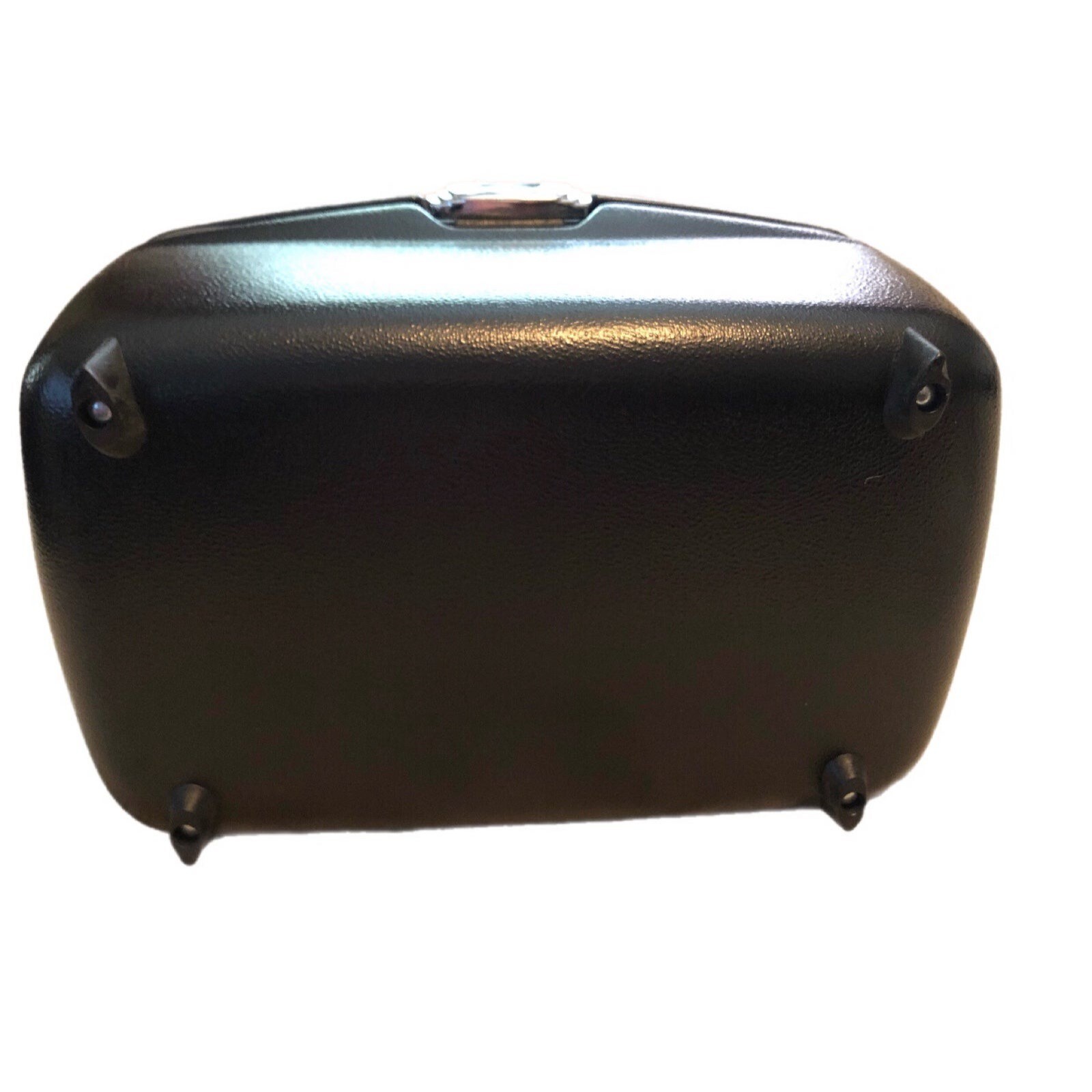 Vintage retro boho American tourister cosmetic travel case black hard shell