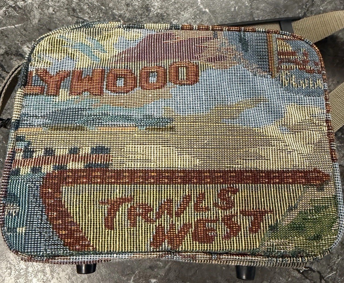 Alfagear Route 66 Tapestry Travel Cosmetic Bag Adjustable Strap Carry On 9X7