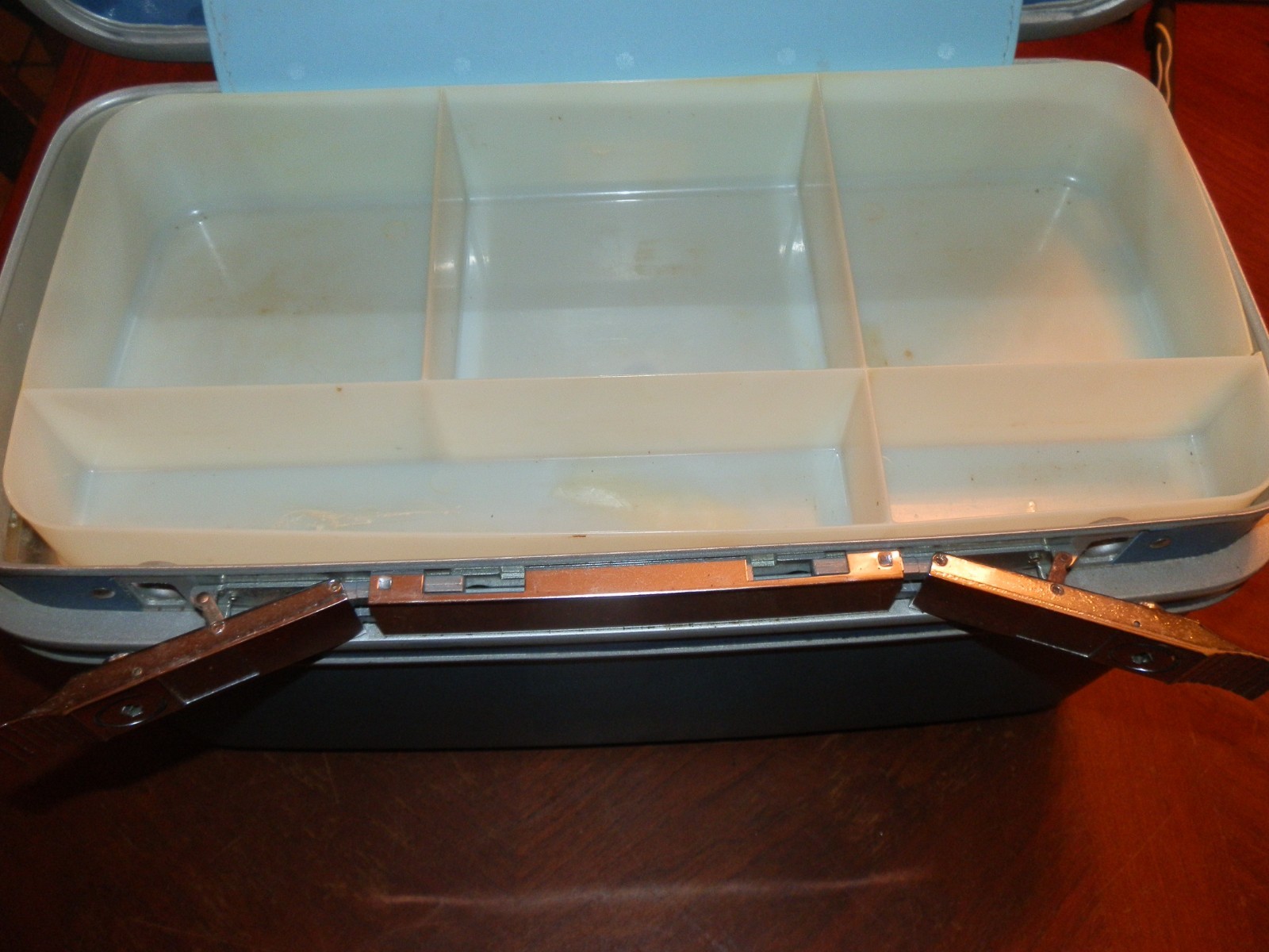 Vintage Retro Samsonite Silhouette Train Makeup case Luggage Trays No Key