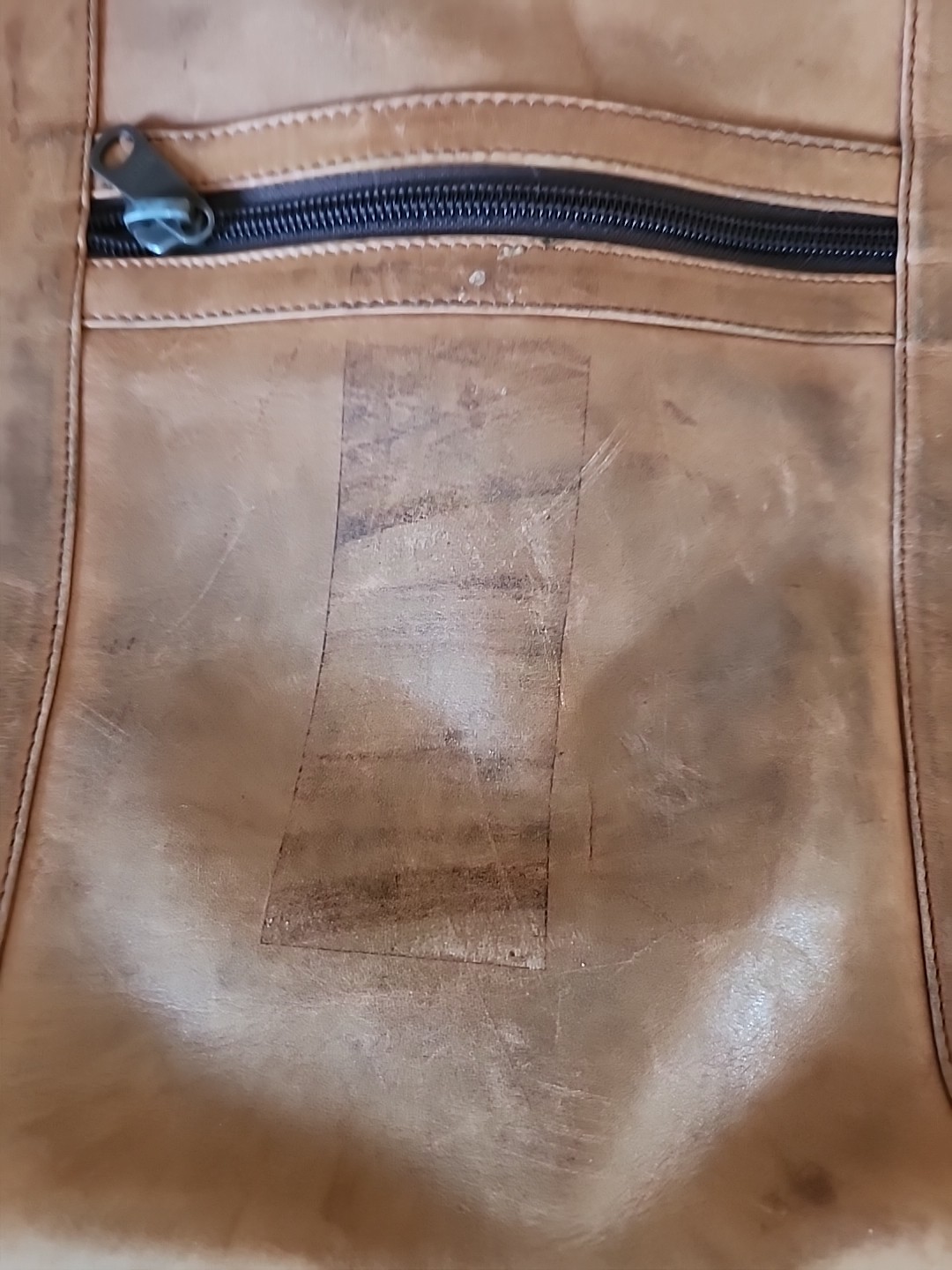 Vintage Leather Garment Bag Travel Suiter – Monogram J.T.H. – Brass Hardware..