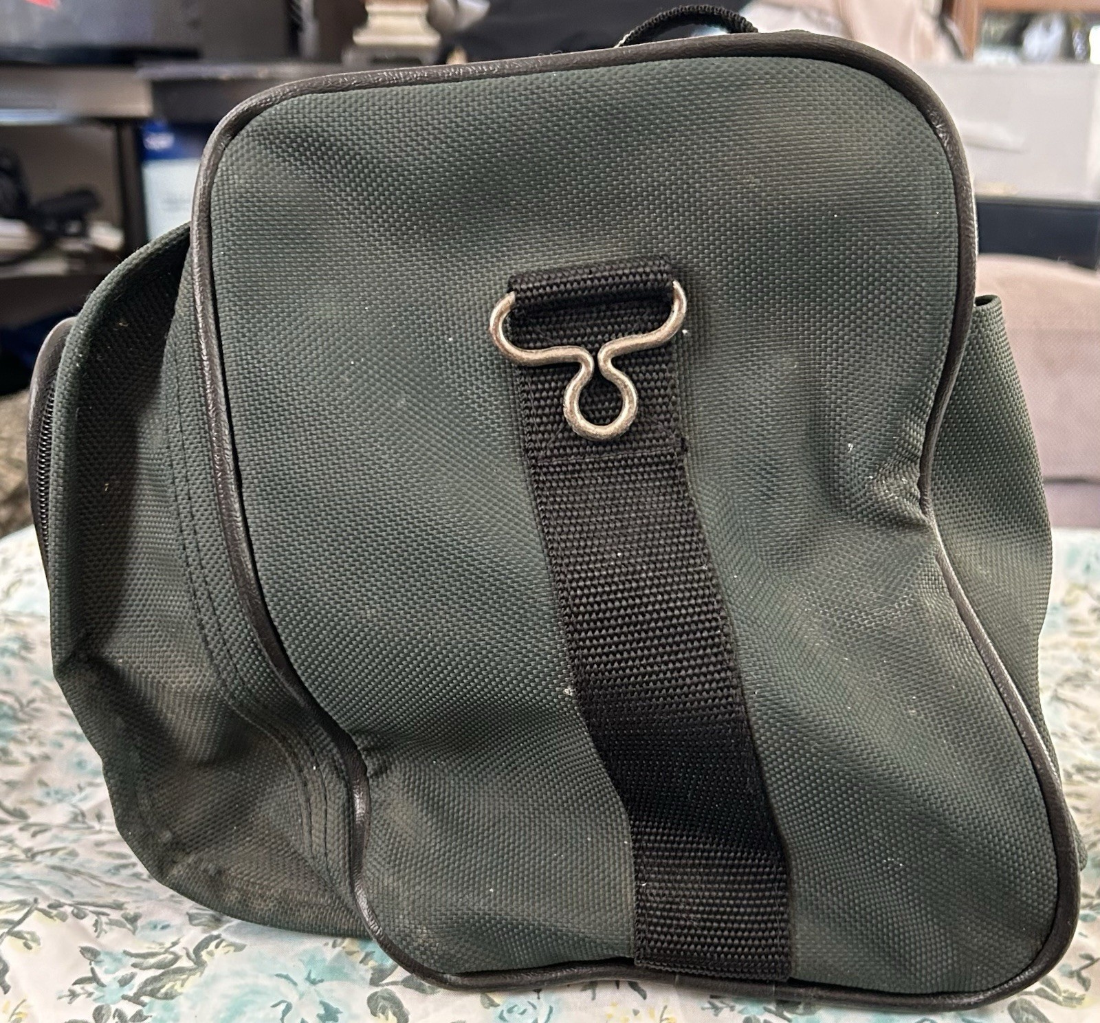 Vintage Green Concord Carry On Travel Bag Durable Luggage Multipurpose
