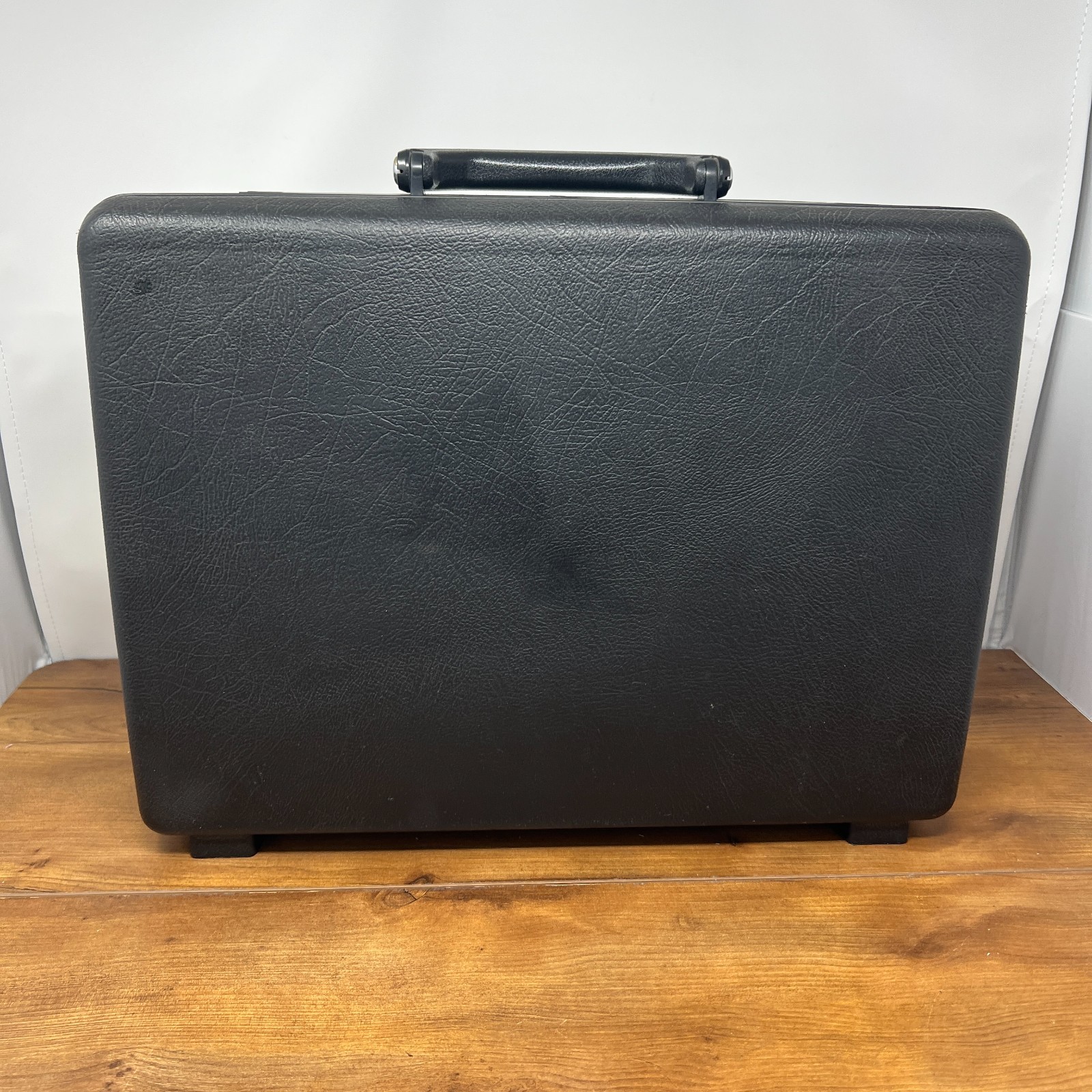 Vintage Samsonite Broker GL Hard Shell Black Briefcase 80s Style With Key