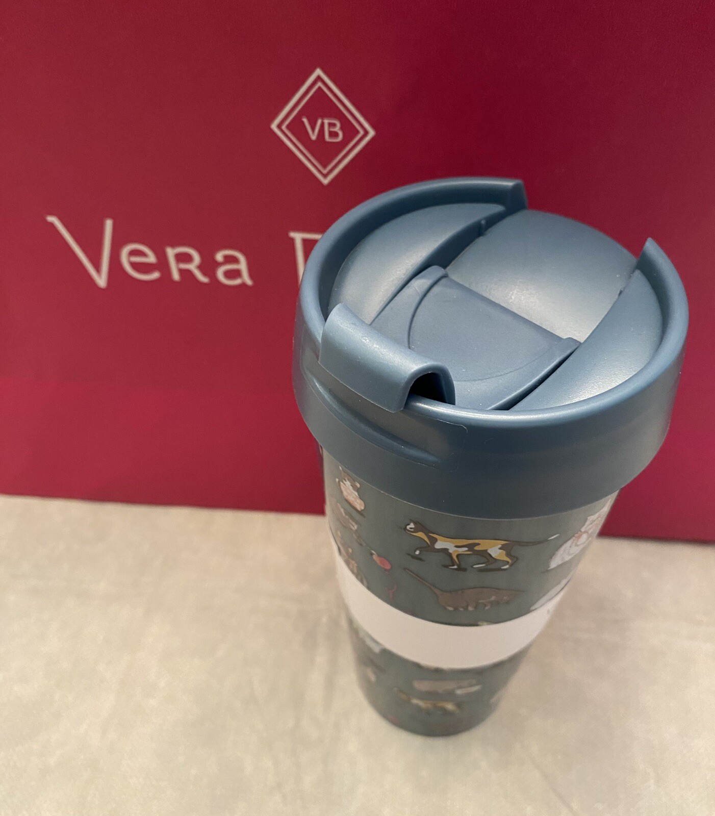 VERA BRADLEY CAT’S MEOW TRAVEL MUG16oz : New With Tags – Super CUTE!!