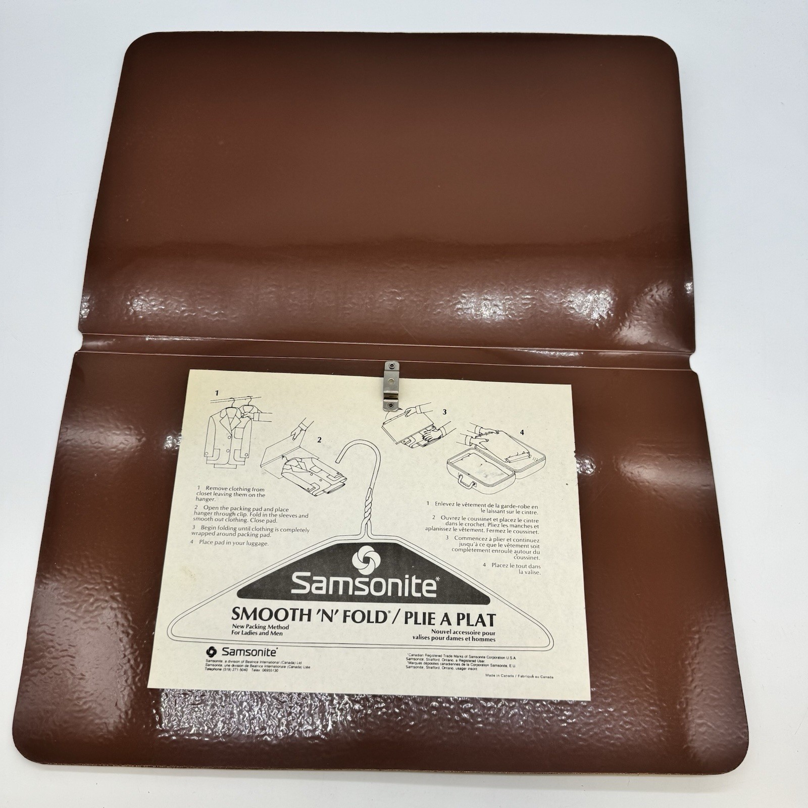 Vintage Samsonite Smooth ’N’ Fold Packing Pad