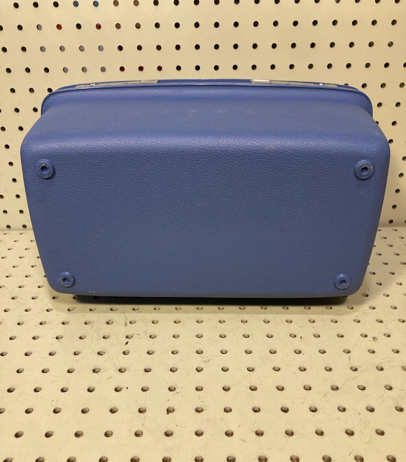 Vtg 1960’s Samsonite Montbello II Blue Travel Makeup Case w/Tray, Mirror EUC