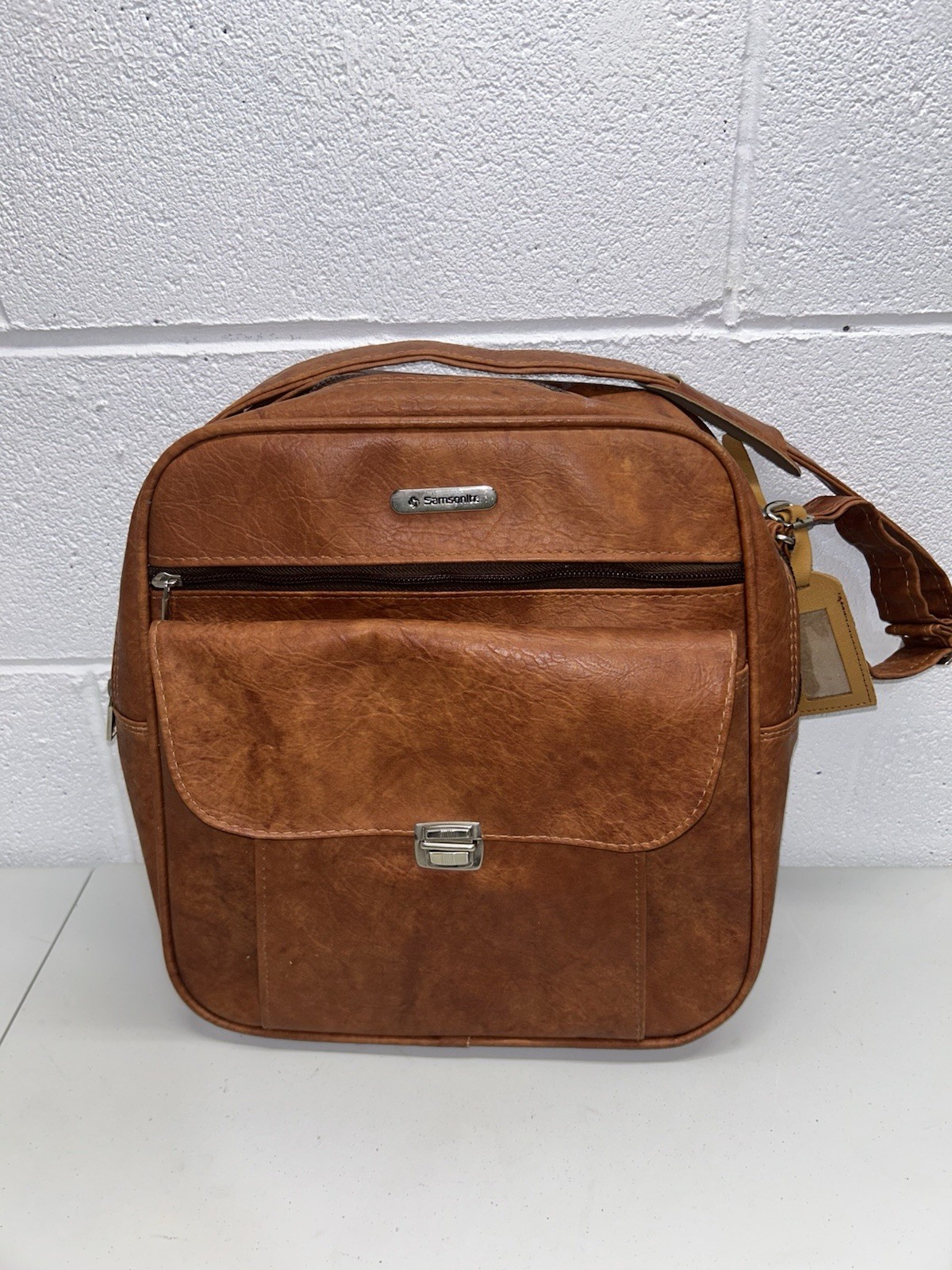 Samsonite Sonora Shoulder Bag Travel Overnight Carry On Luggage Vinyl Vintage